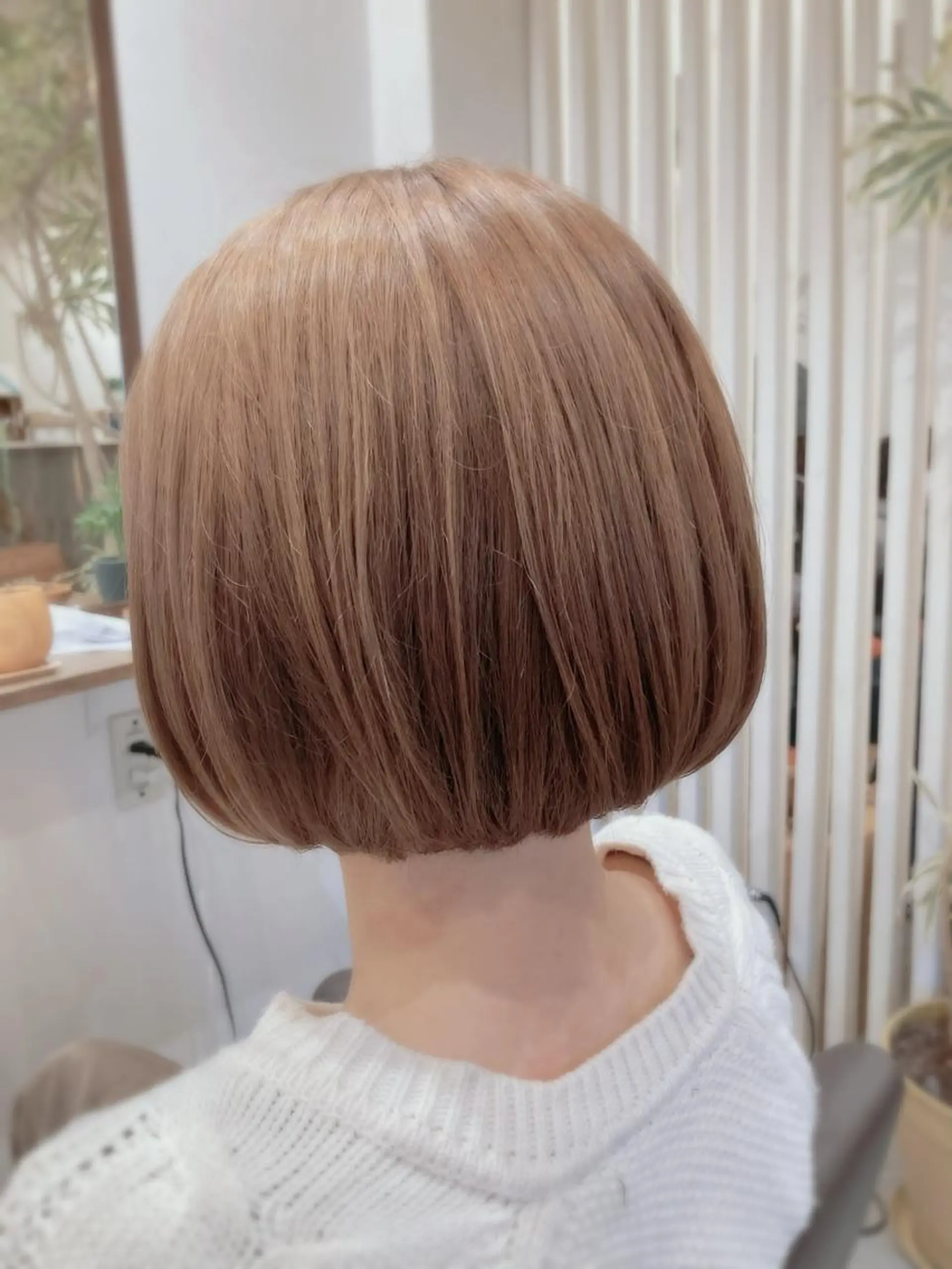 ミディアム カラー ボブ mu-kicii 三鷹店所属・撮影モデル募集中☆ オグリヤスエのヘアスタイル