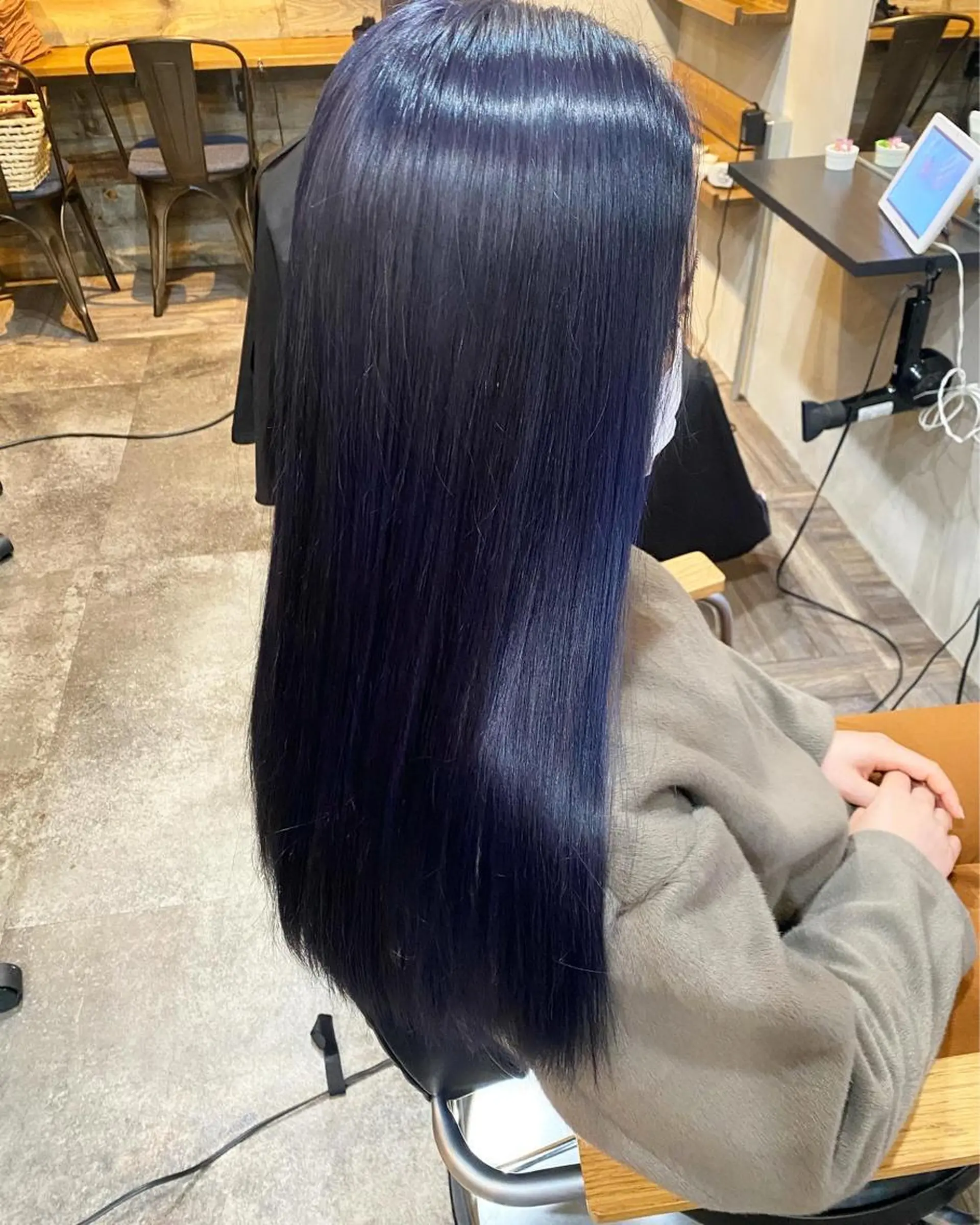 ロング ヘアカラー トリートメント sail所属・sail ミウのヘアスタイル
