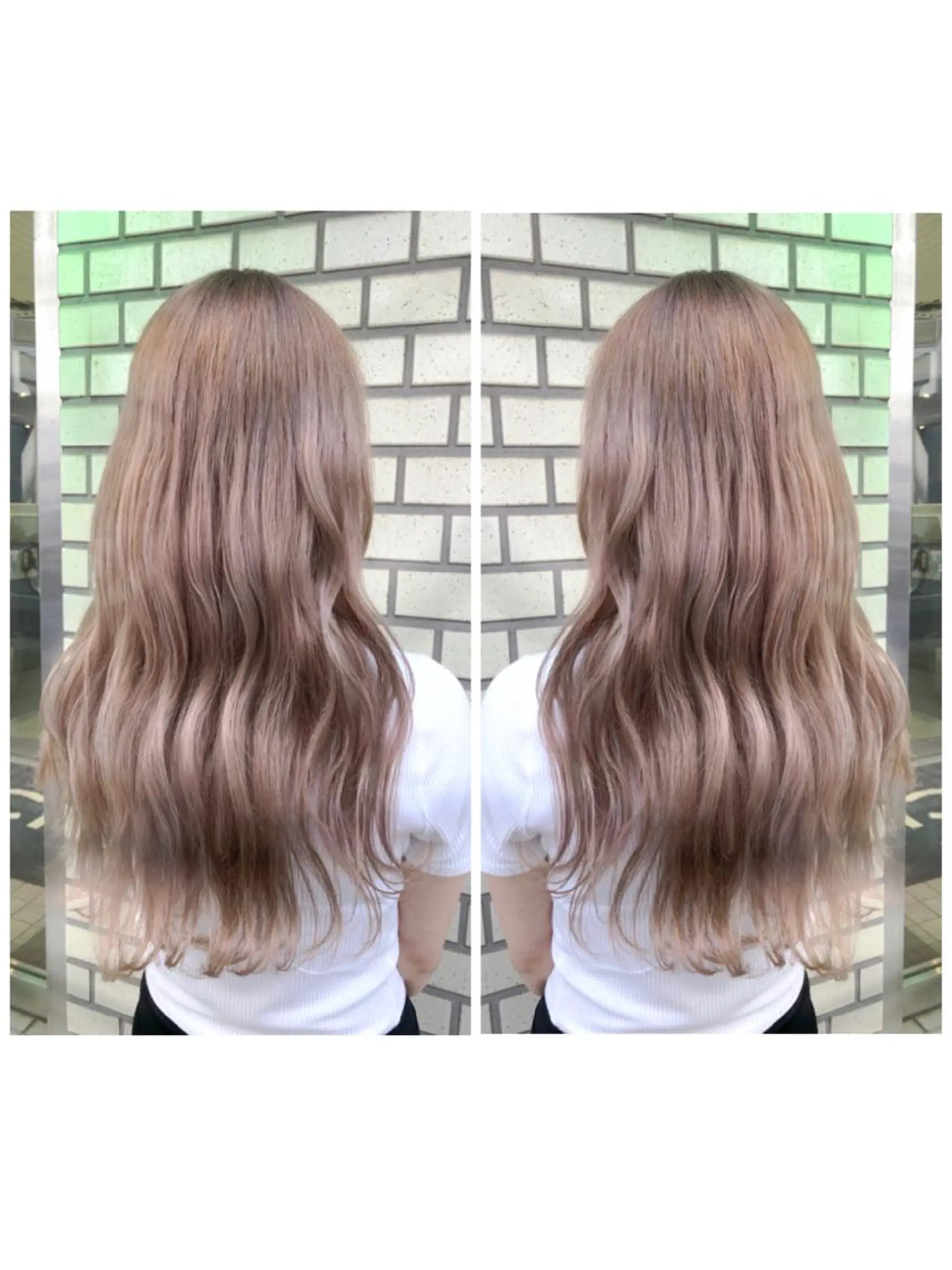 ロング カラー ベージュカラー ミルクティーベージュ ヘアカラー 髪質改善/ブリーチ 🎨MASAKiのヘアスタイル