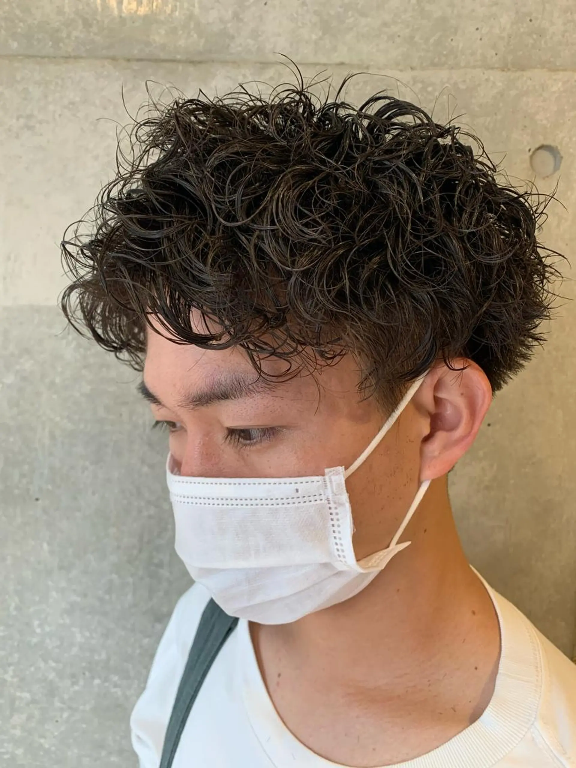 パーマ メンズ カット パーマ Produce with SALON VILLAGE所属・メッシュパーマ職人/ 窪田 優也/ツイスパのヘアスタイル