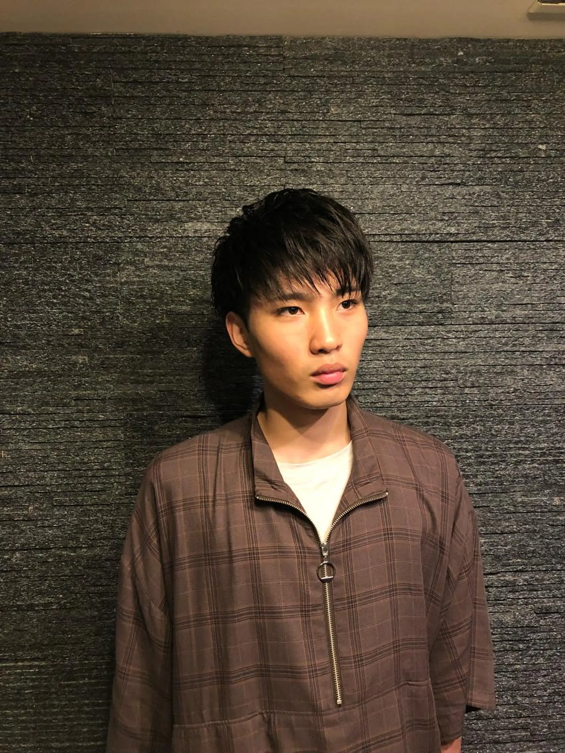 ミディアム メンズ ヒロ銀座所属・牧 颯斗のヘアスタイル