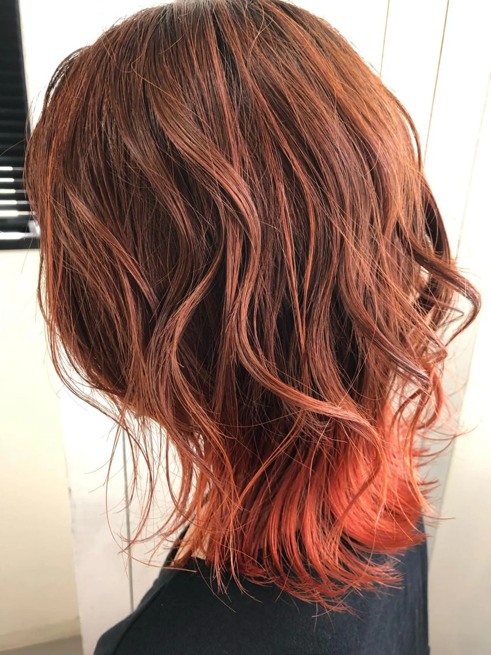 ミディアム レイヤーカット カット ヘアカラー JUNO所属・阪神西宮★JUNO 川﨑温子のヘアスタイル