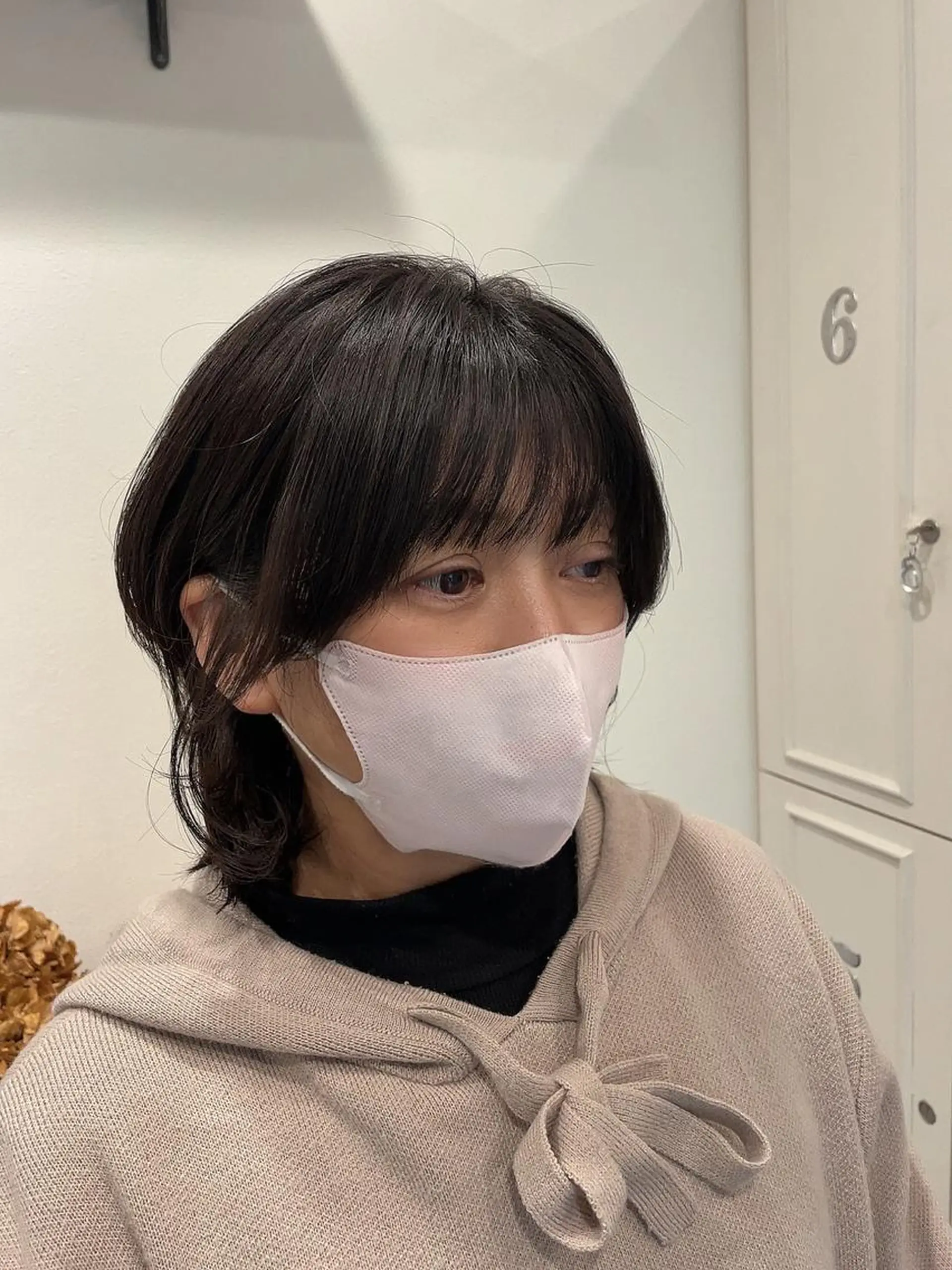 ミディアム レイヤーカット mono.所属・南茨/ヘッドスパ /カット/momoのヘアスタイル