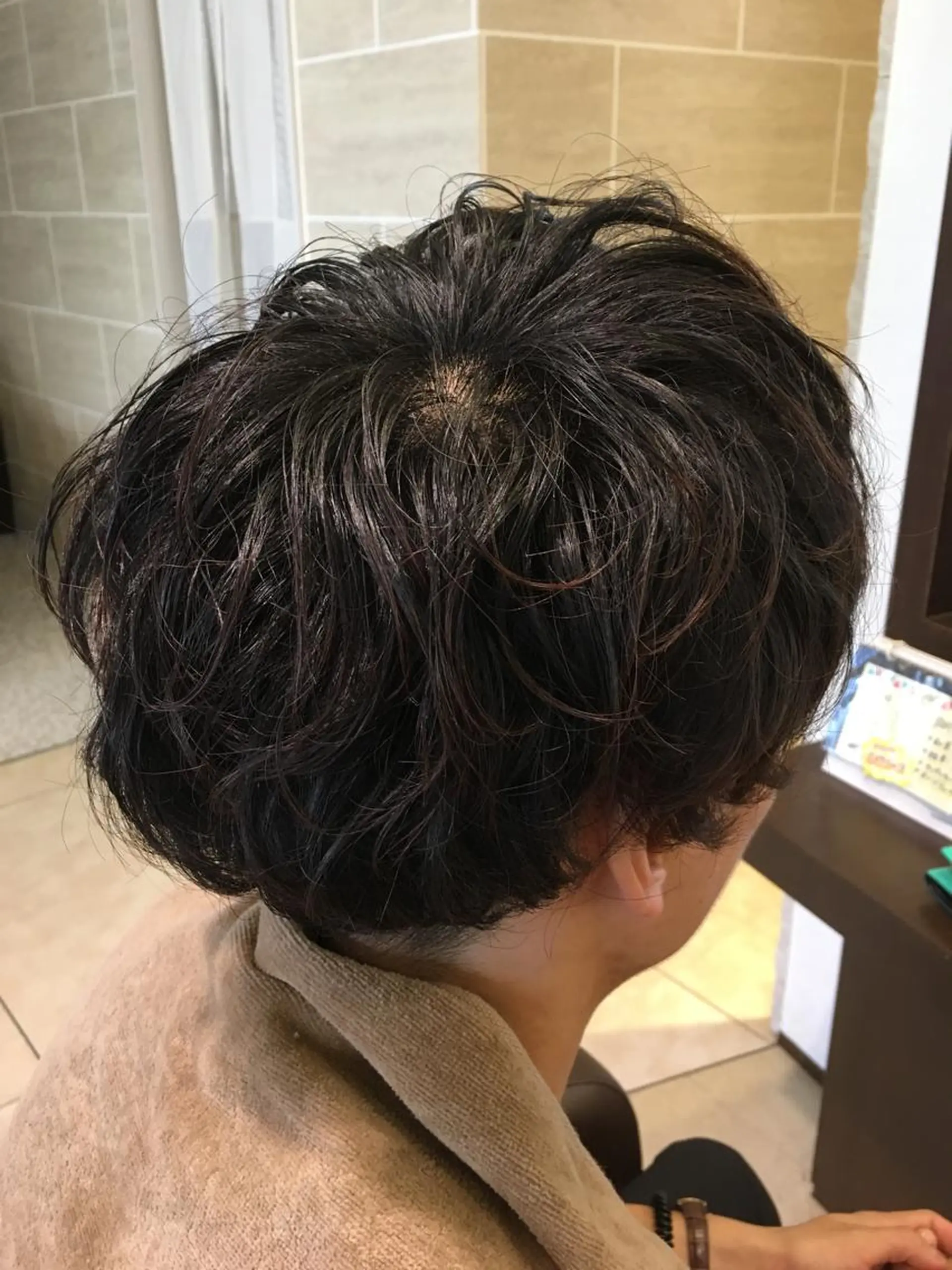パーマ メンズ カット パーマ 伊藤 元気のヘアスタイル