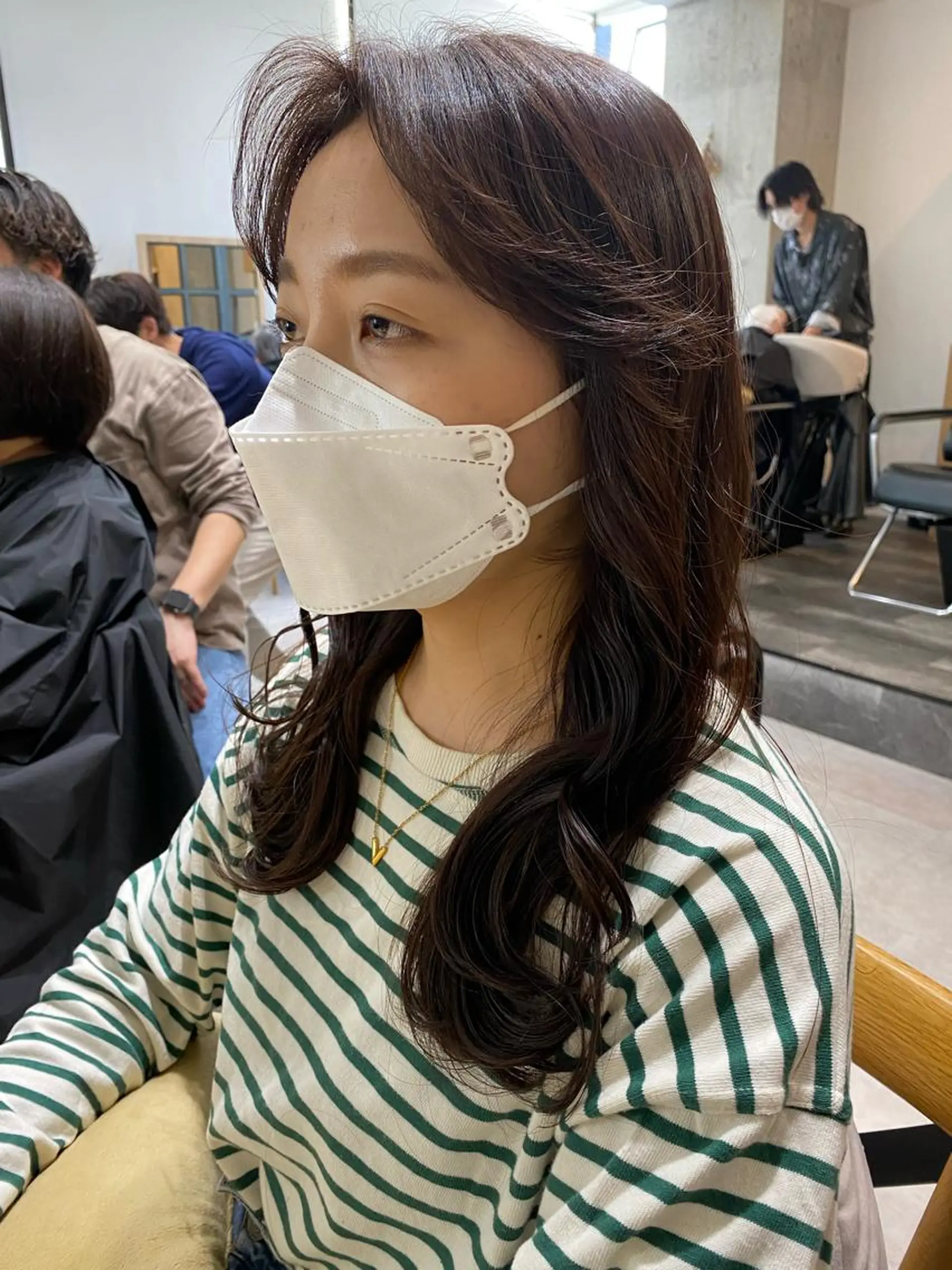 セミロング カラー トリートメント Dxxxx III所属・オシャレ女性目線の 大人メンズ❁⃘*.ﾟのヘアスタイル