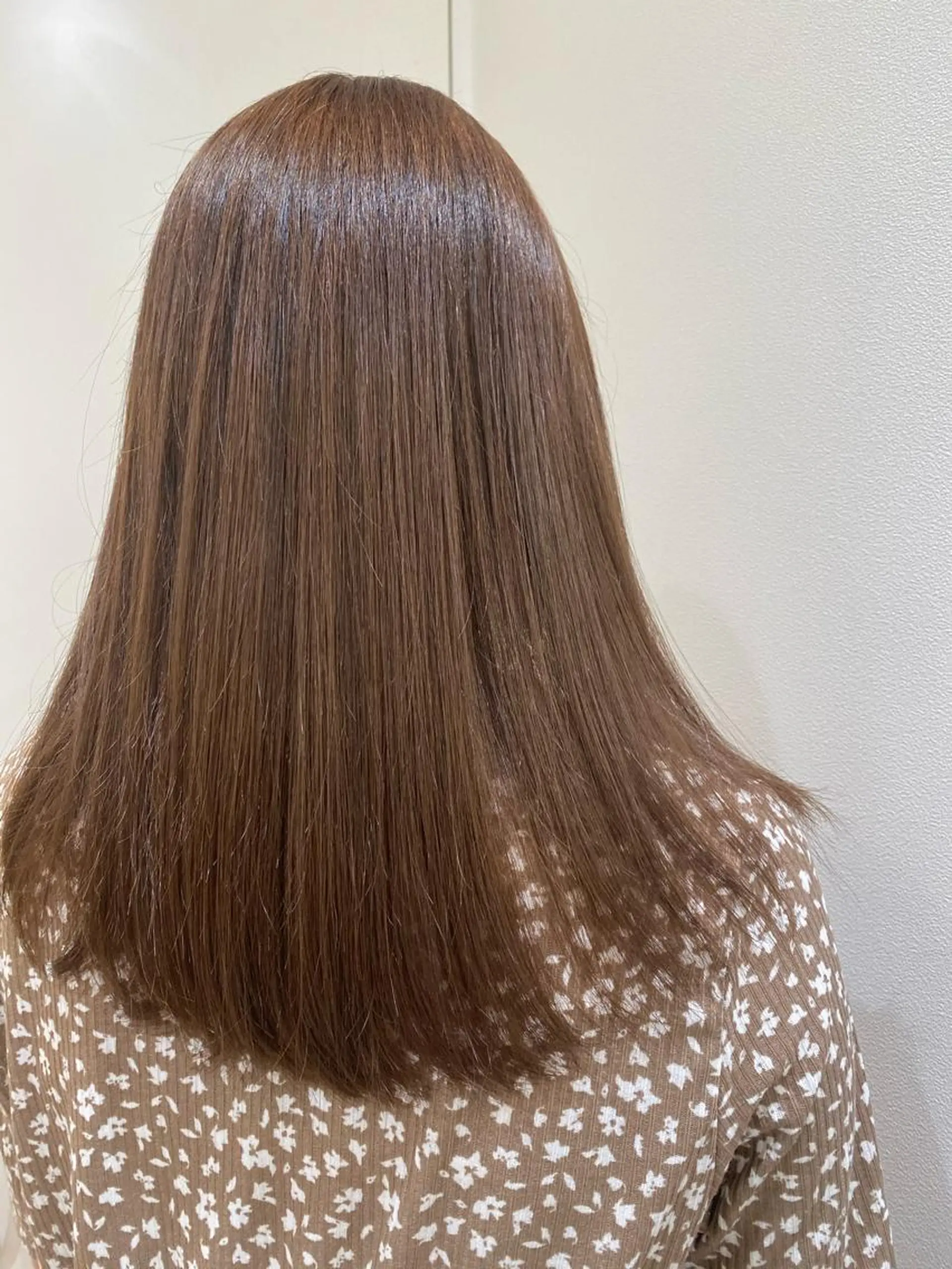 セミロング カラー 顔周り/韓国レイヤー junkaのヘアスタイル