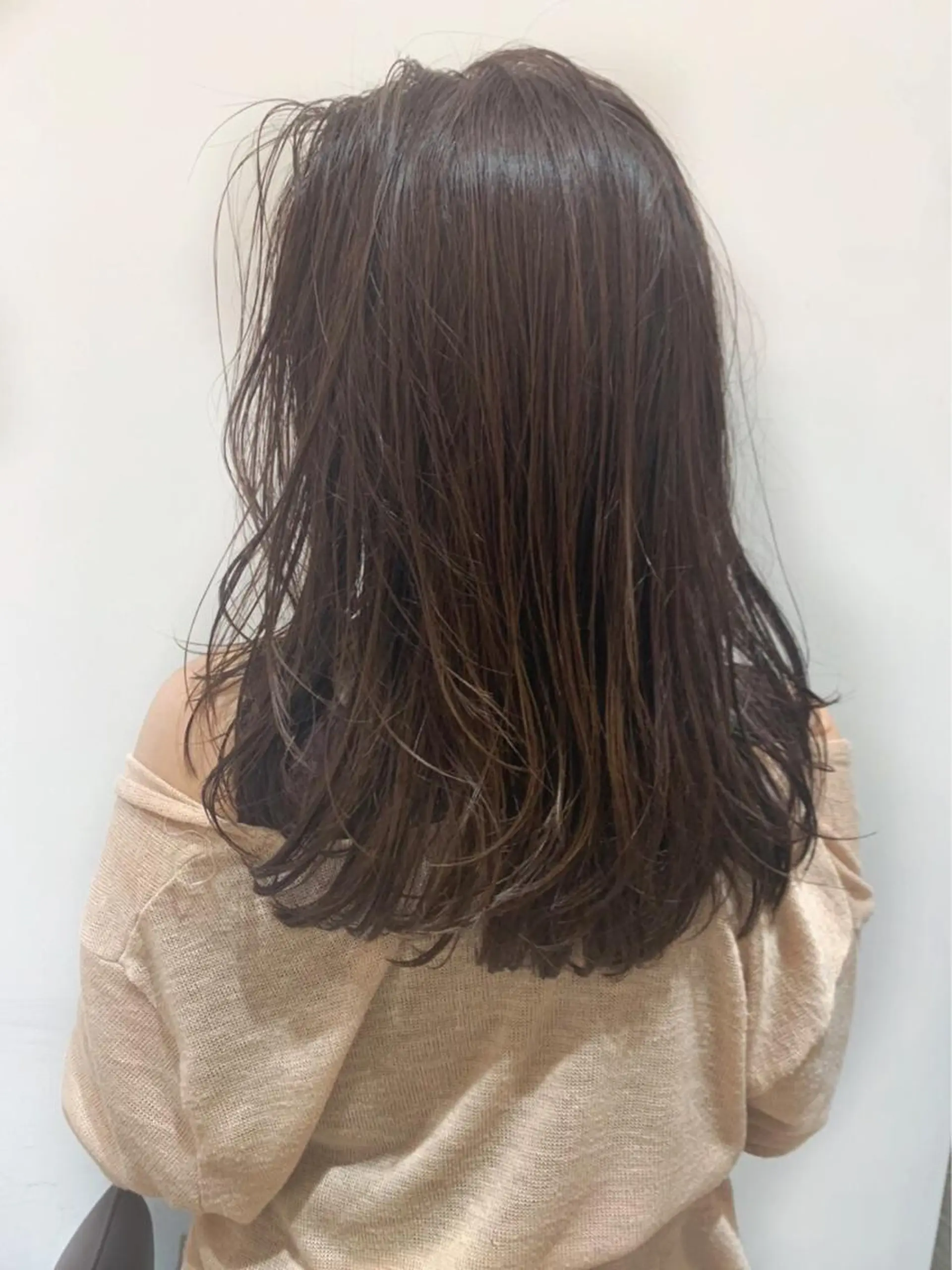ロング カラー カット パーマ トリートメント diarスタイリスト 山田のヘアスタイル