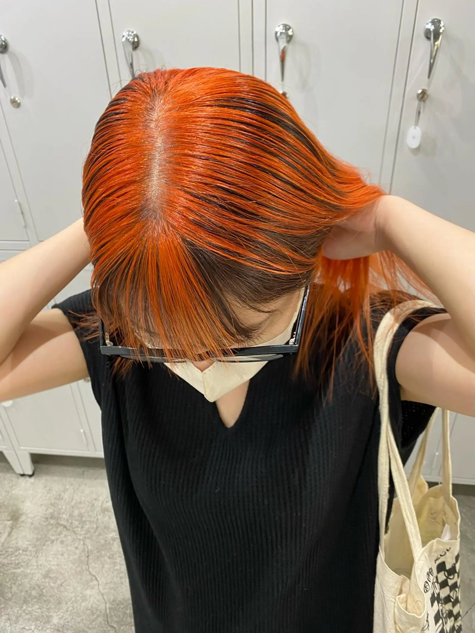 セミロング ヘアカラー トリートメント ヘアセット kai .のヘアスタイル