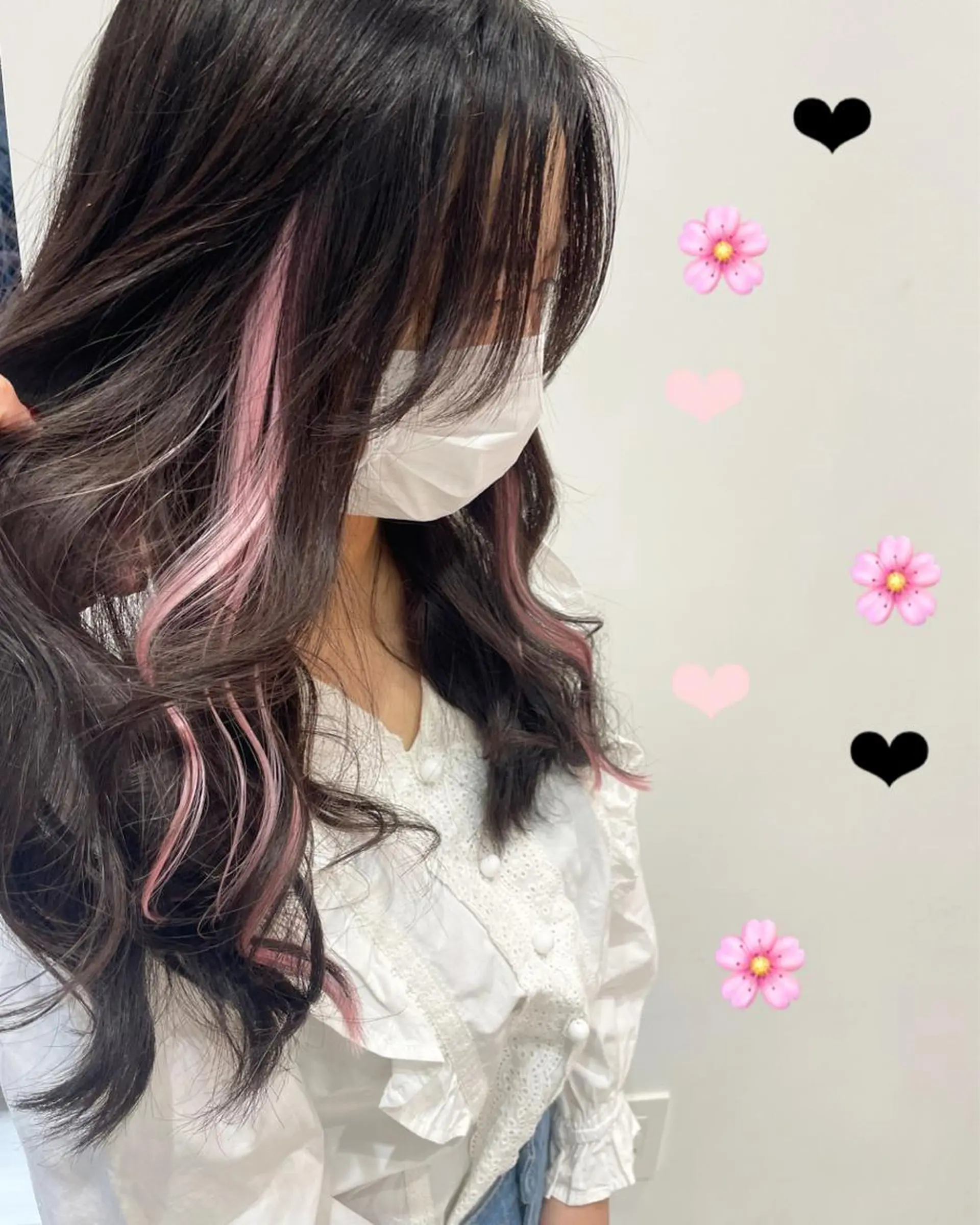 ミディアム カラー シールエクステ エクステ EMANON新宿東口所属・新宿駅近♡ ♡個室♡三都季🌜のヘアスタイル