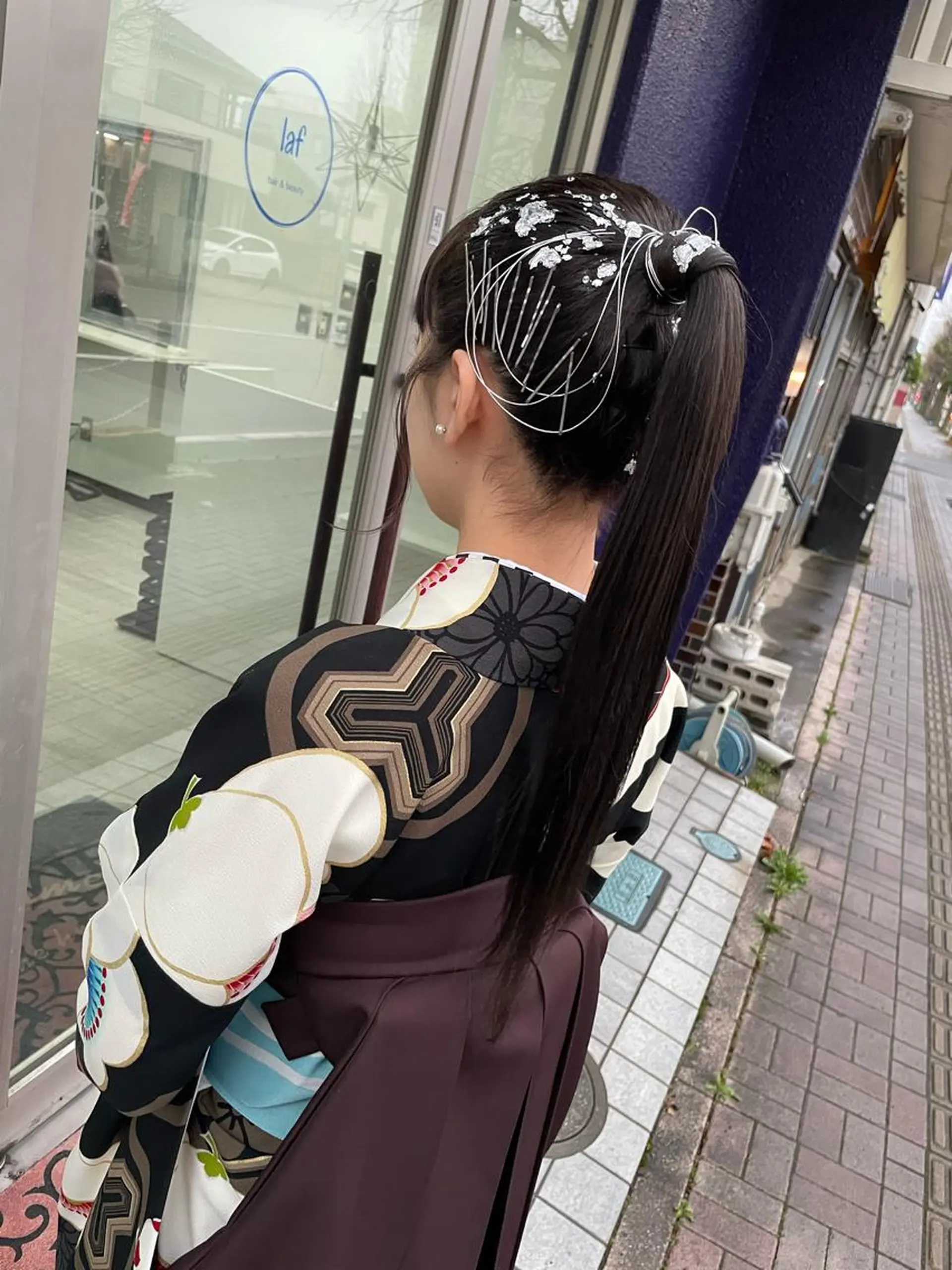 ヘアアレンジ 卒業式のヘアスタイル オノ アカネのヘアスタイル