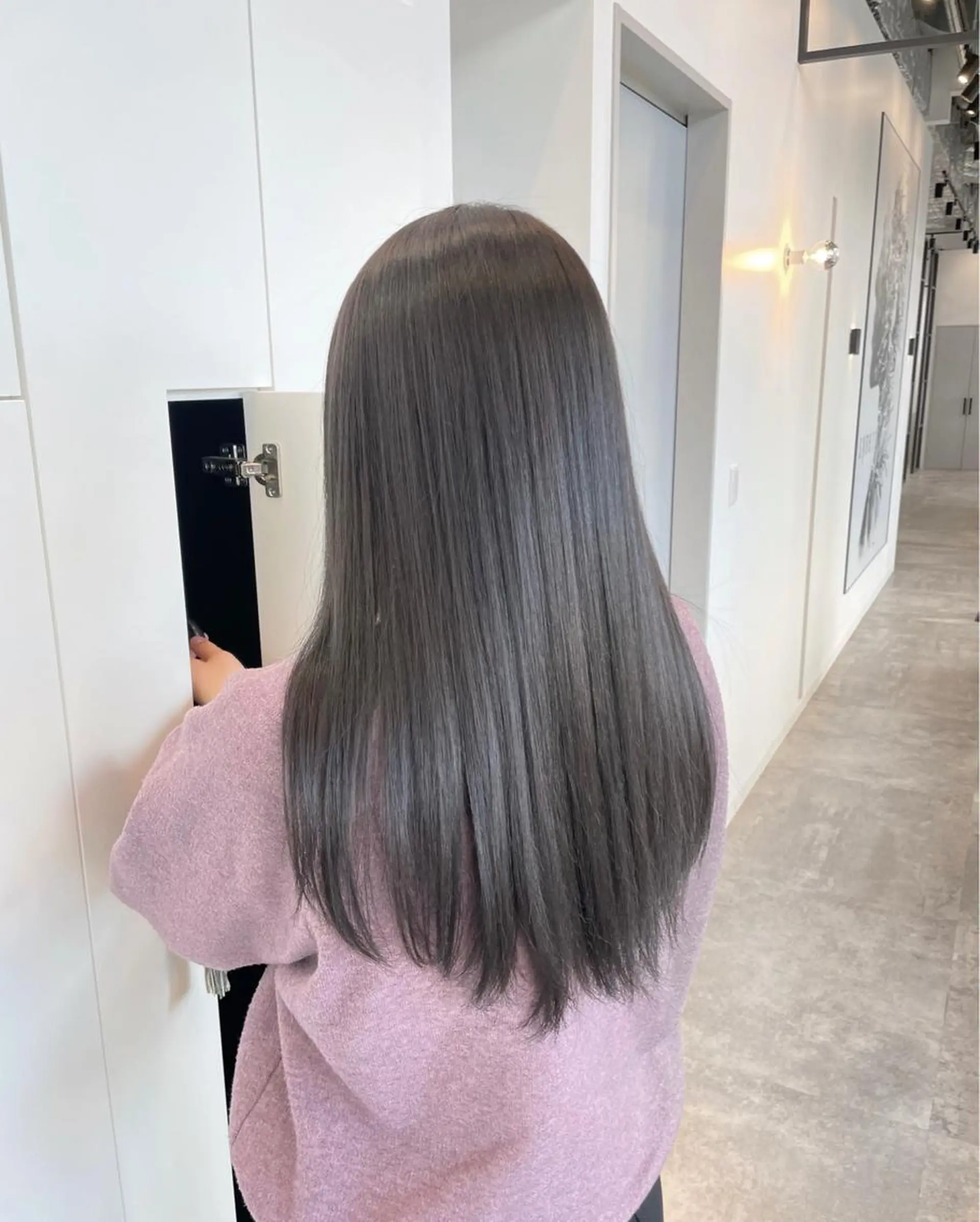 ロング カラー ヘアカラー トリートメント ヘッドスパ 柔らか透け感カラー 🌿ムロヤリョウスケのヘアスタイル