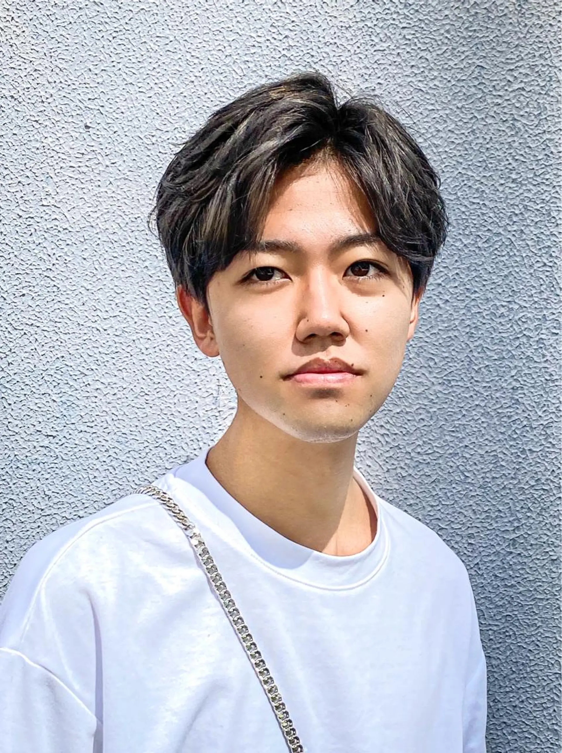 ショート カラー パーマ メンズ MENS  FEEL南森町所属・佐藤 達郎のヘアスタイル