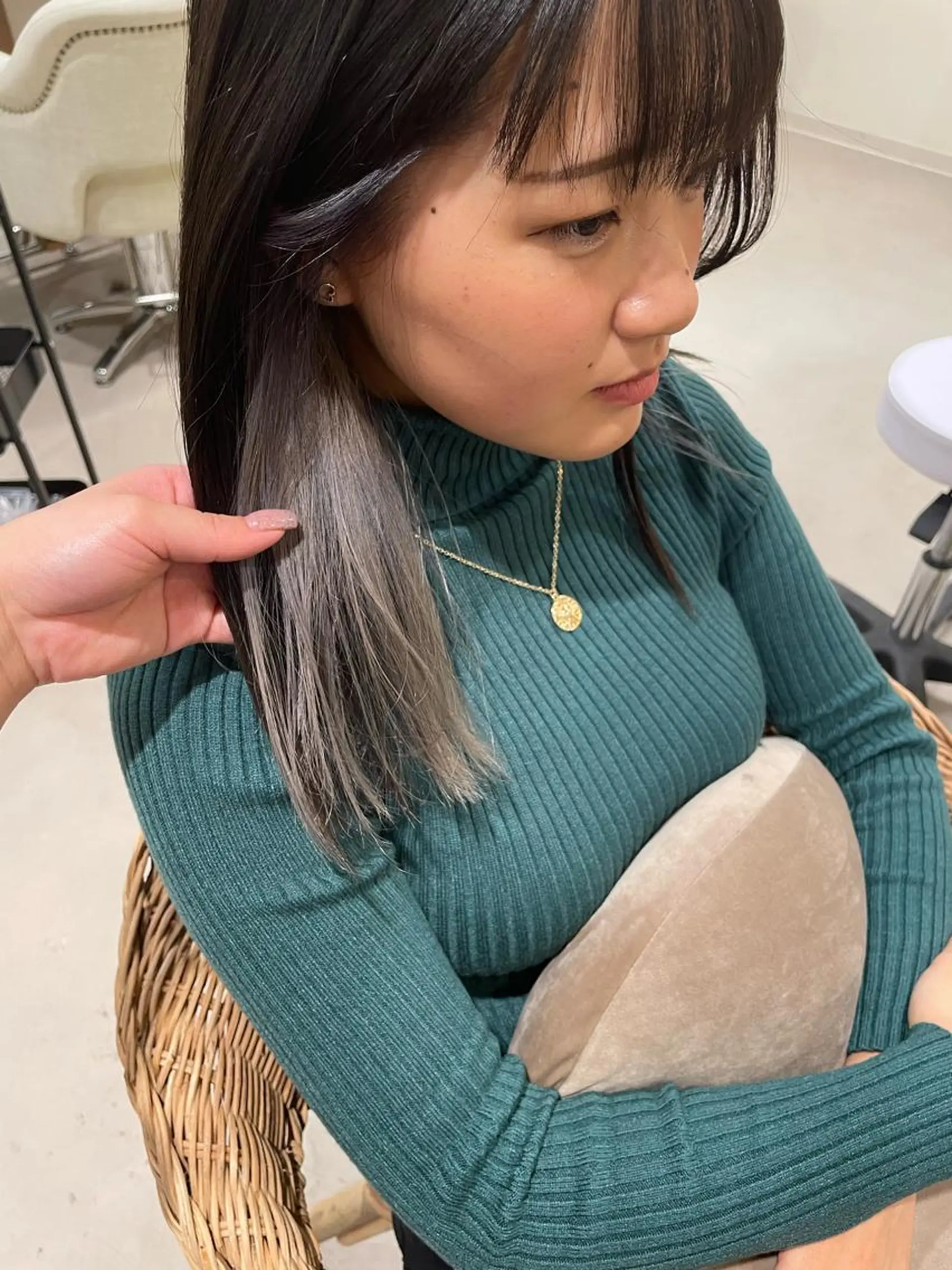 セミロング ヘアカラー トリートメント エクステ cocoluana(ココルアナ)所属・韓国風ヘア専門 🇰🇷Noaのヘアスタイル