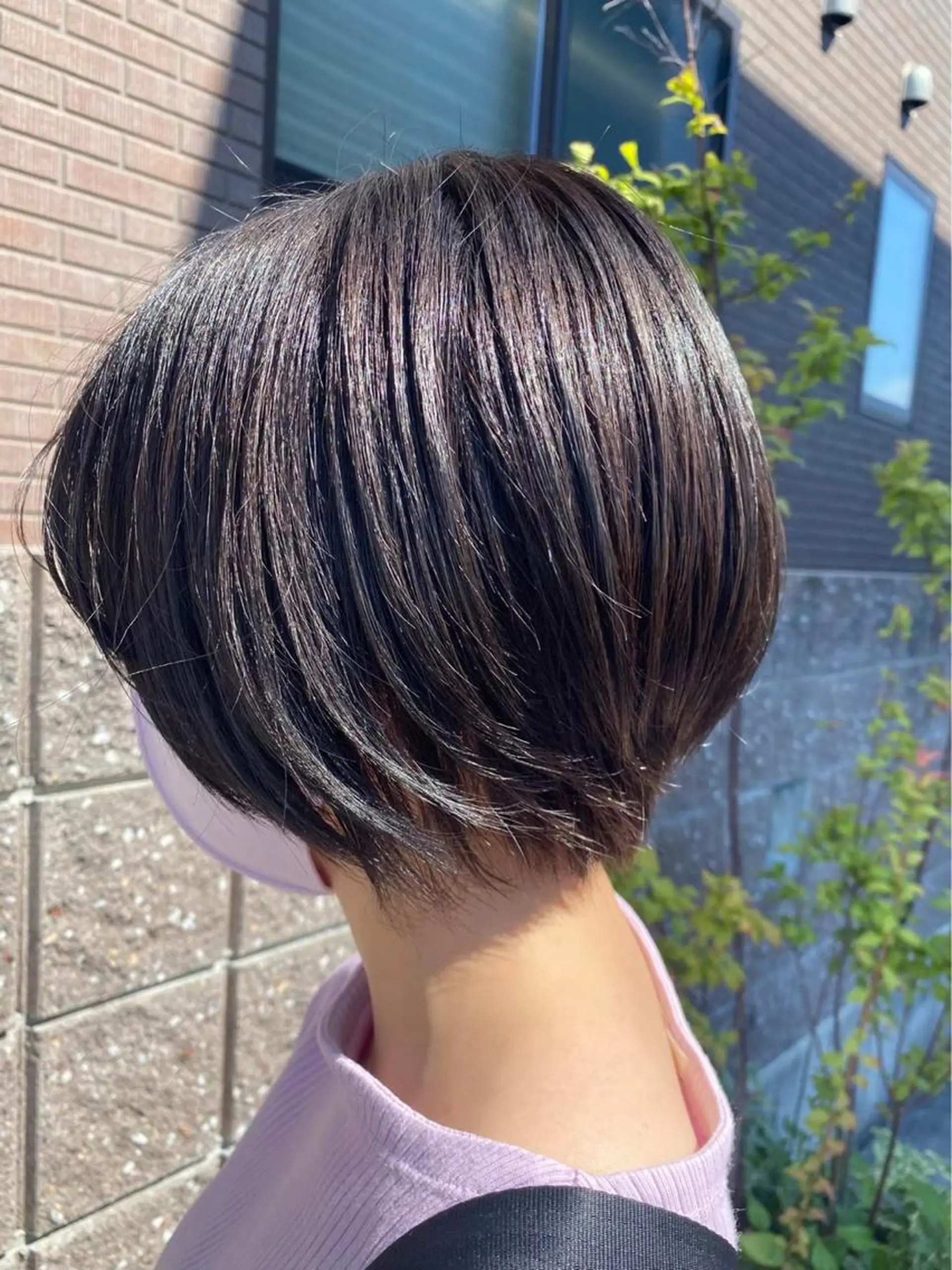 ショート カラー ラベンダーカラー 🎧パーソナルケア/ 透明感カラー/ミユのヘアスタイル