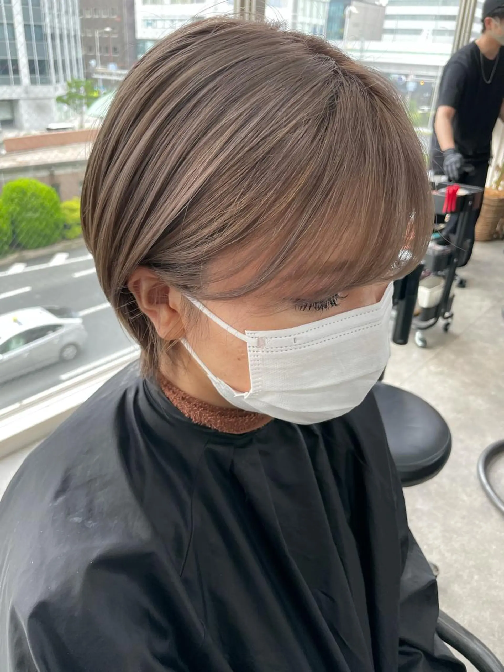 ショート カラー パーマ ヘアアレンジ メンズ ネイル マツエク・マツパ メンズバレイヤージュ メンズブリーチ センターパート フェードカット メンズハイライト メンズ特化 しゅうへいのヘアスタイル