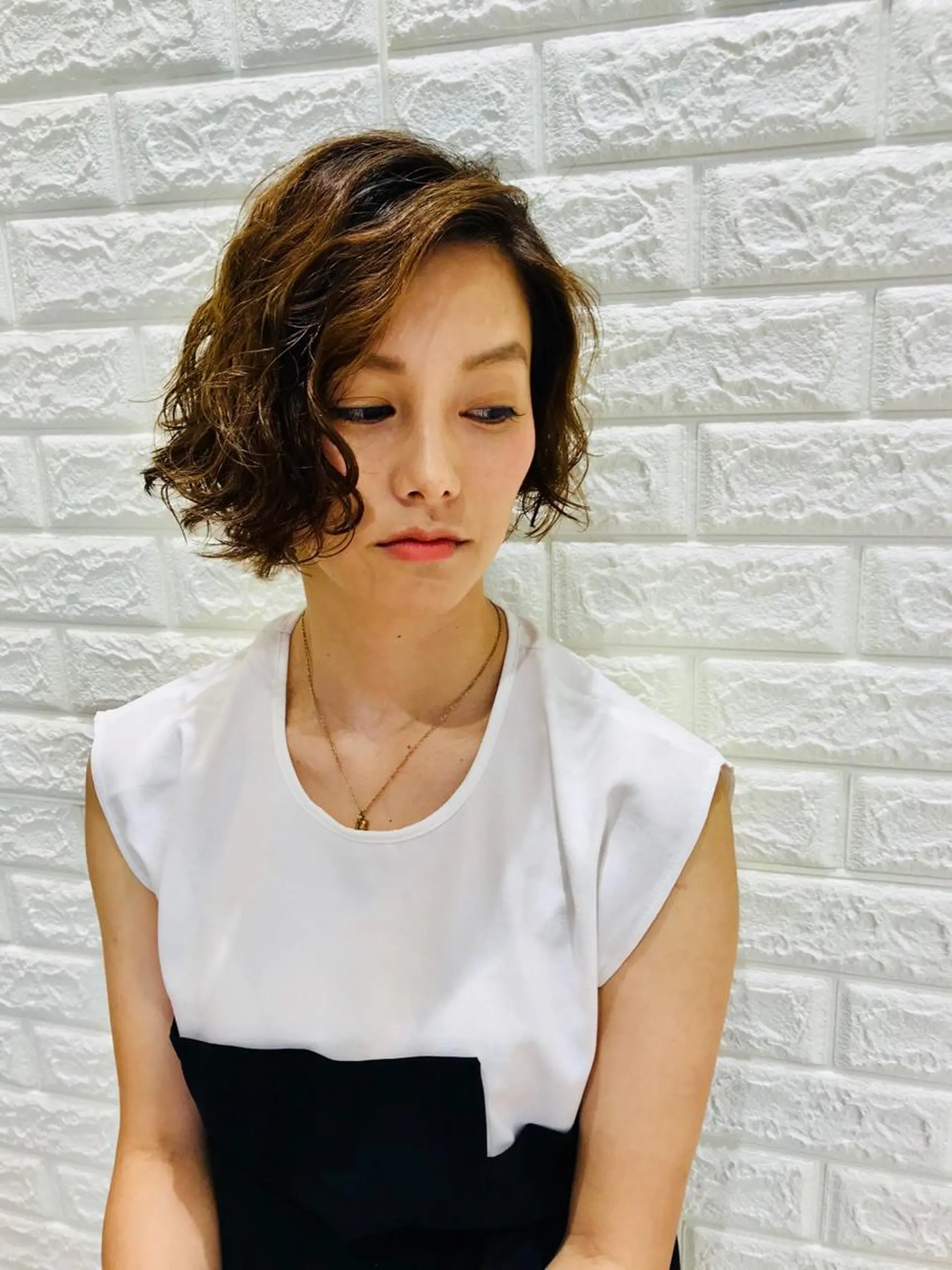 ショート パーマ D.log 大和西大寺店所属・川崎 雅大のヘアスタイル