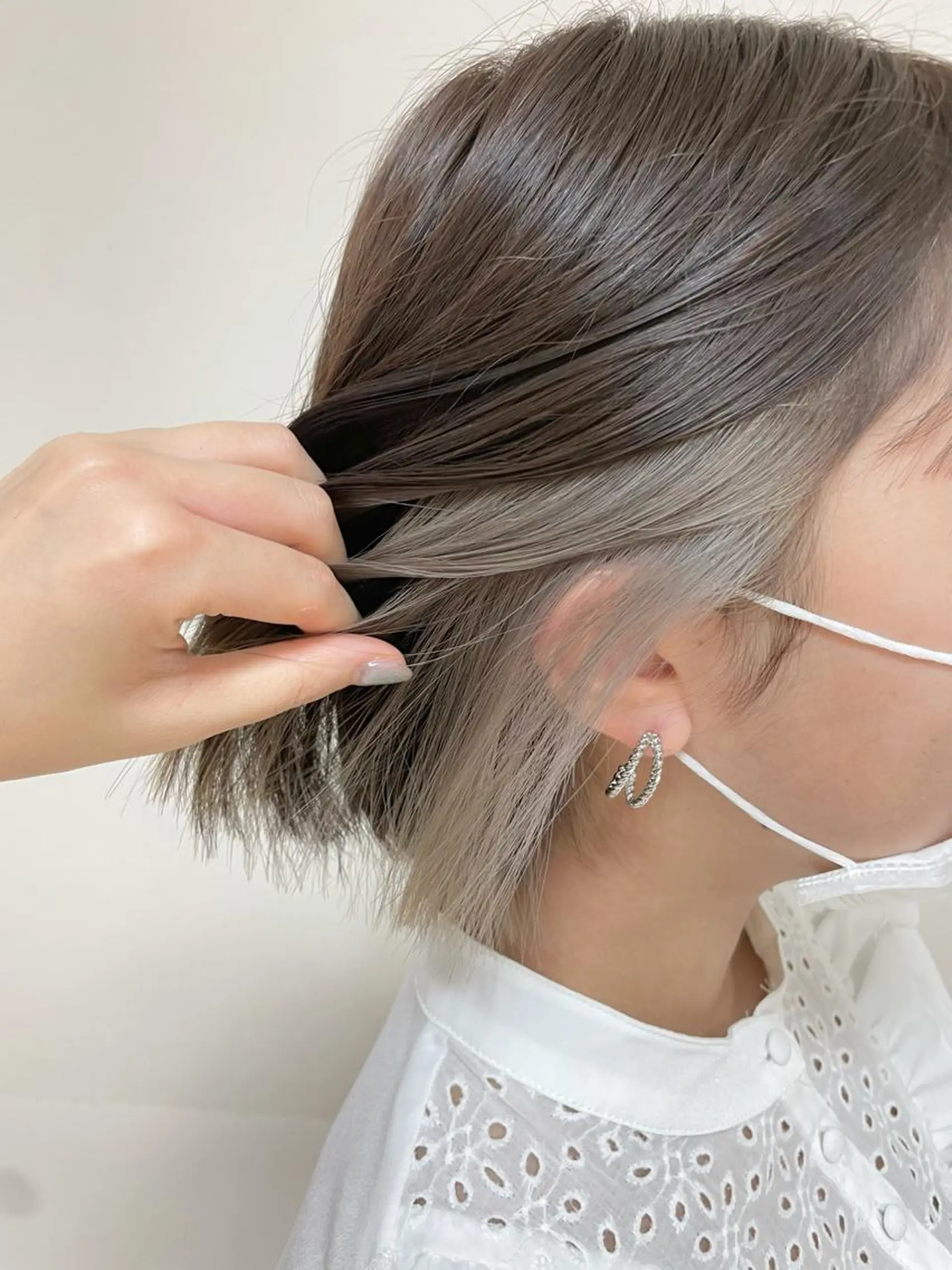 ミディアム カラー ヘアアレンジ カット ヘアカラー 【Sweep】おじま のぞみのヘアスタイル