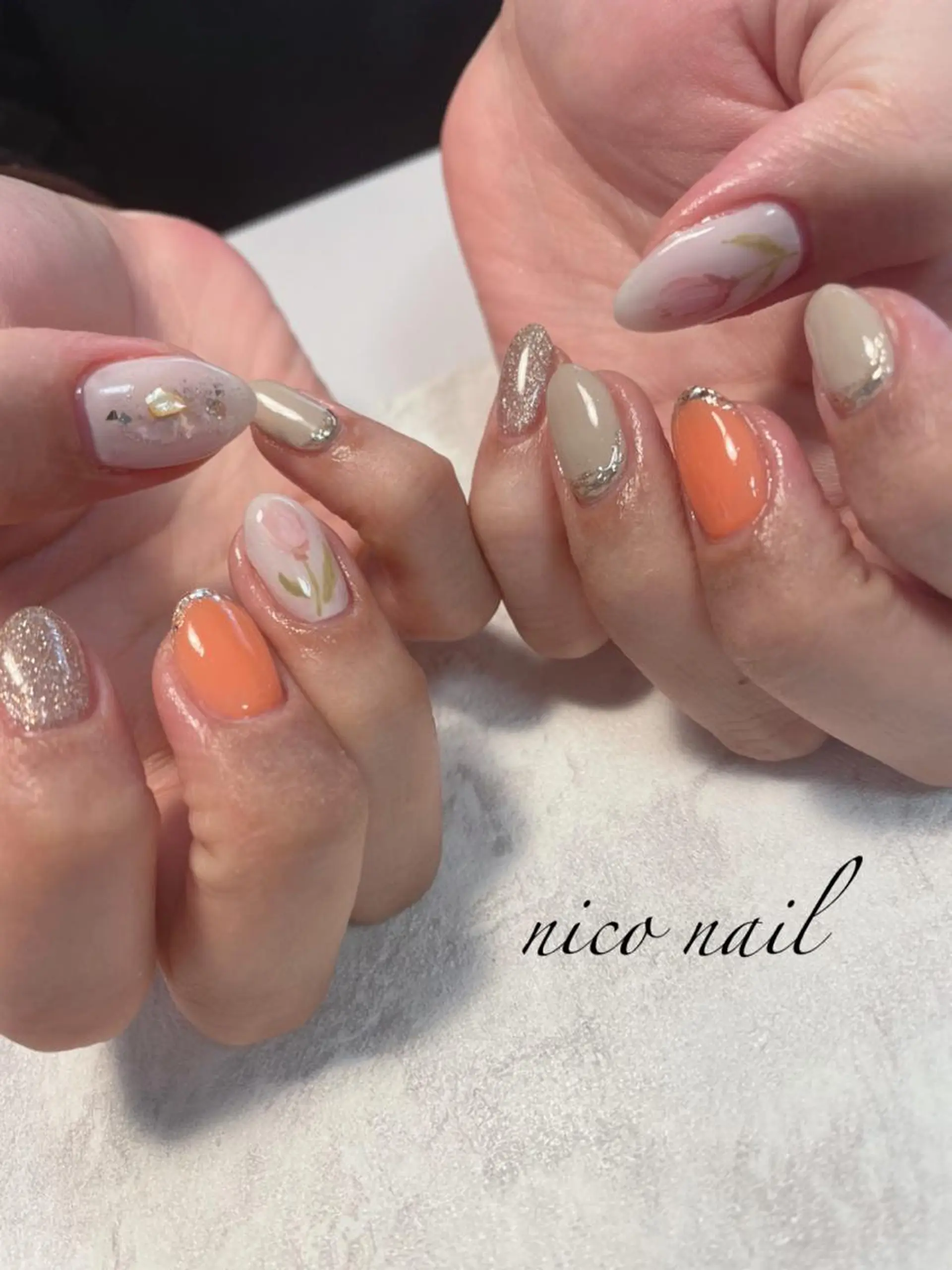ネイル 香芝市ネイルサロン nico nailのネイルデザイン