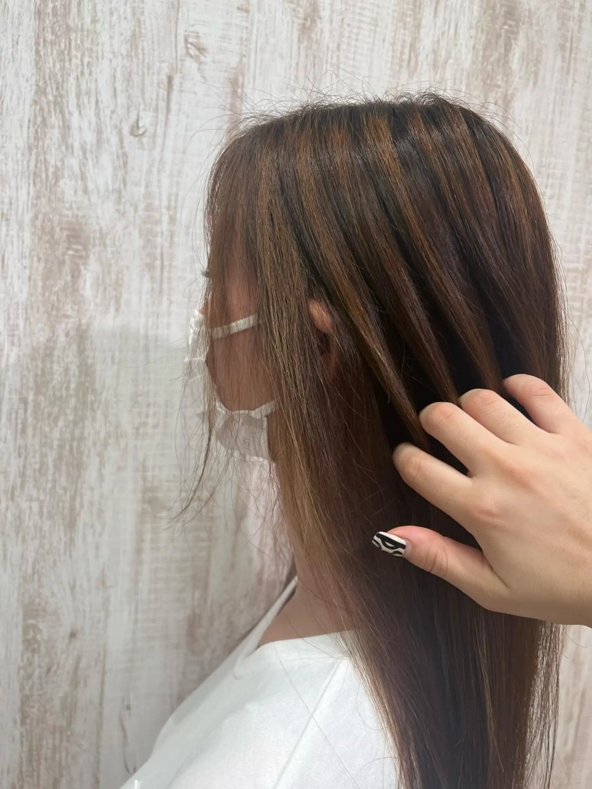 ロング カラー ブリーチ ハイライトカラー ハイライト 🤍太田 叶佳🤍のヘアスタイル