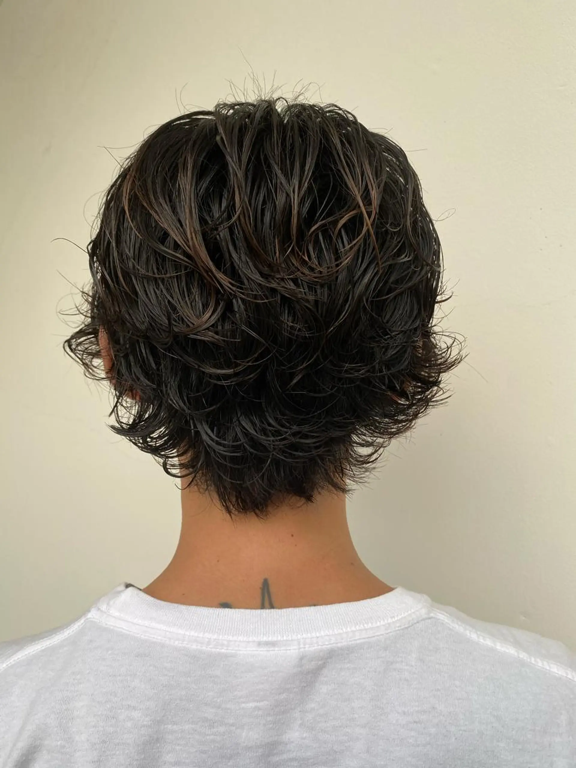 パーマ メンズ ハイトーンヘアセット 🦋yuri🦋のヘアスタイル