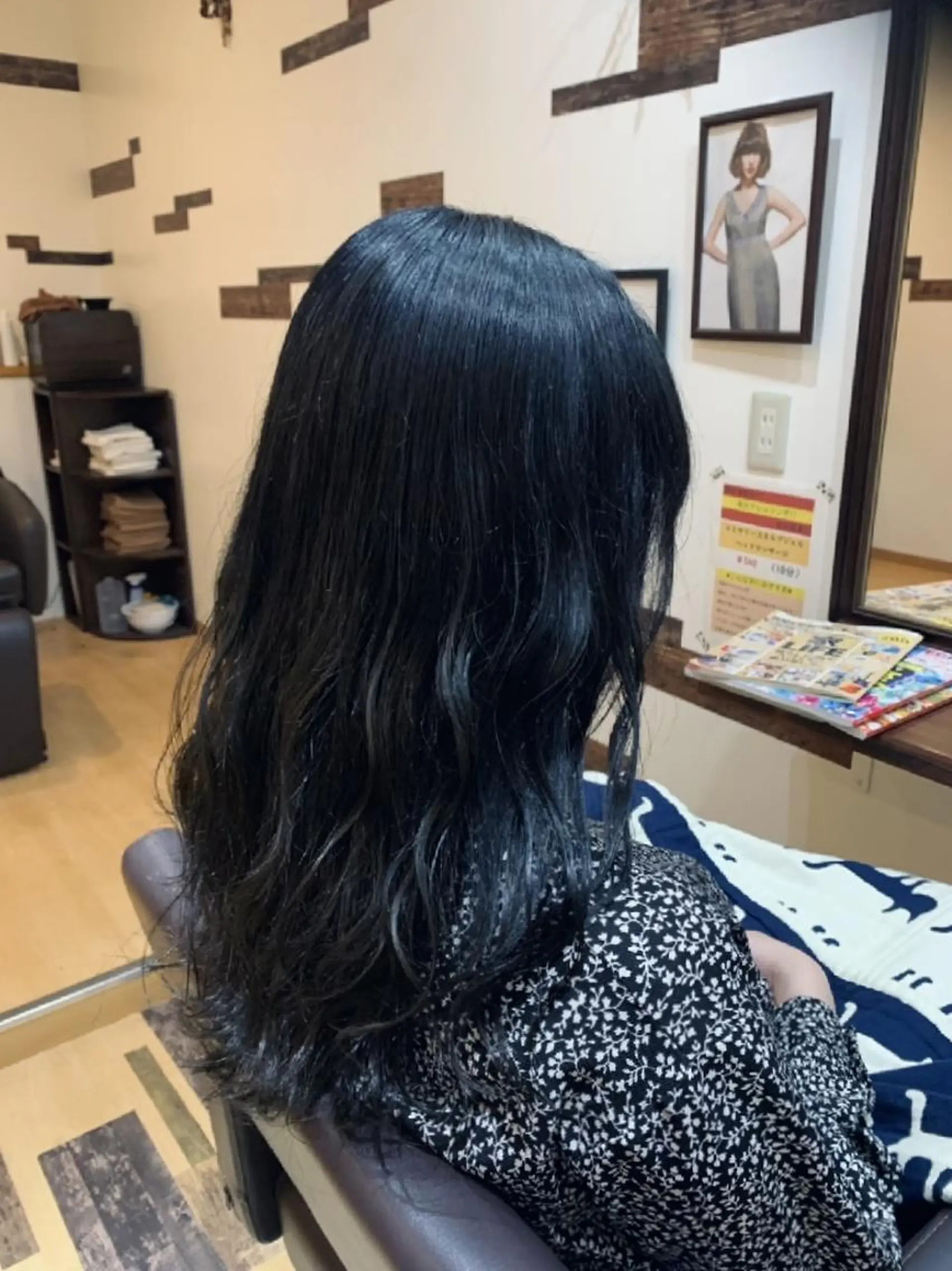 ロング カラー ブルーカラー SUGAR所属・サトウ シューイチのヘアスタイル