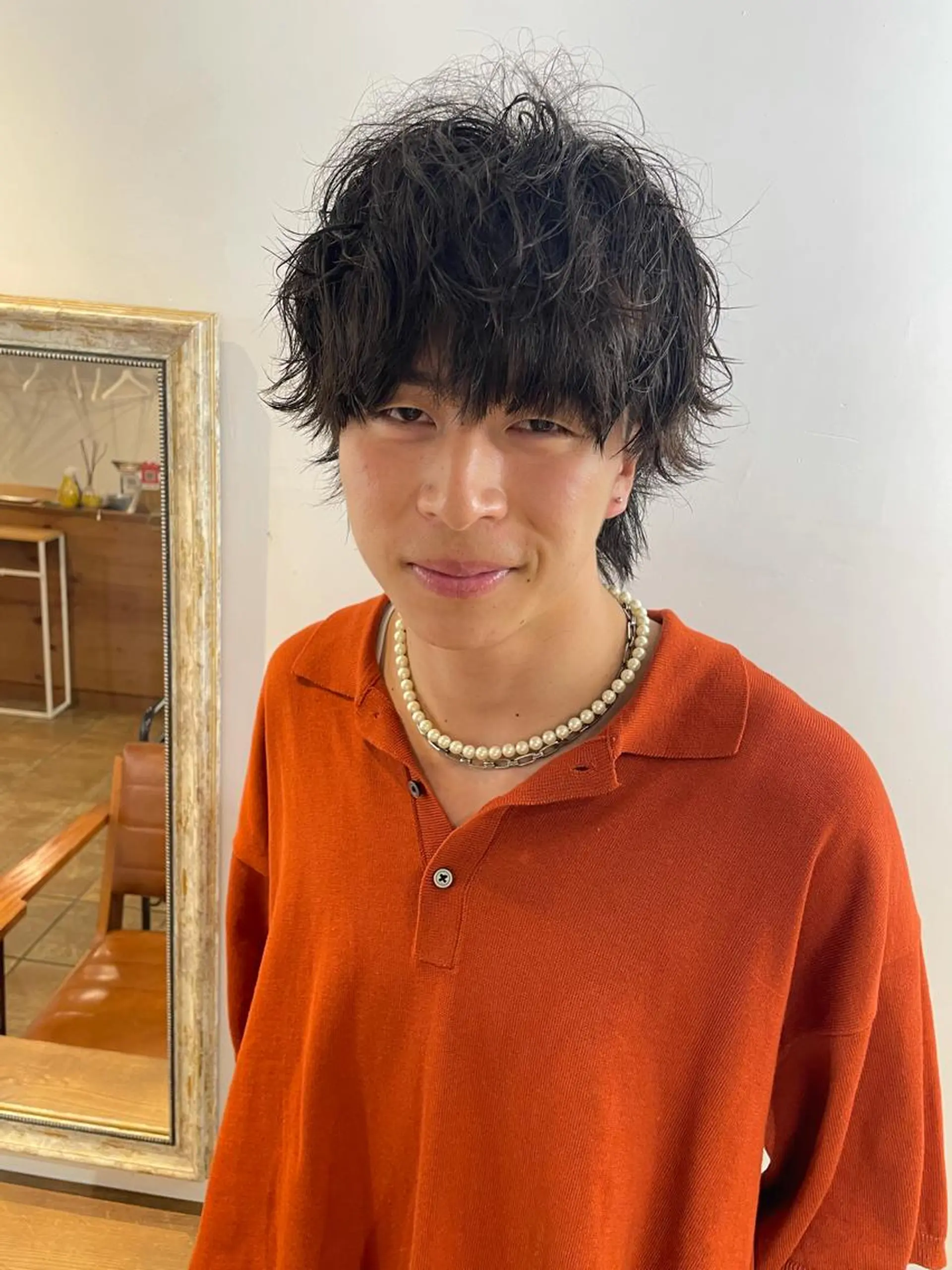 ミディアム 渋谷 ミモザワークス タニグチヨシユキのヘアスタイル