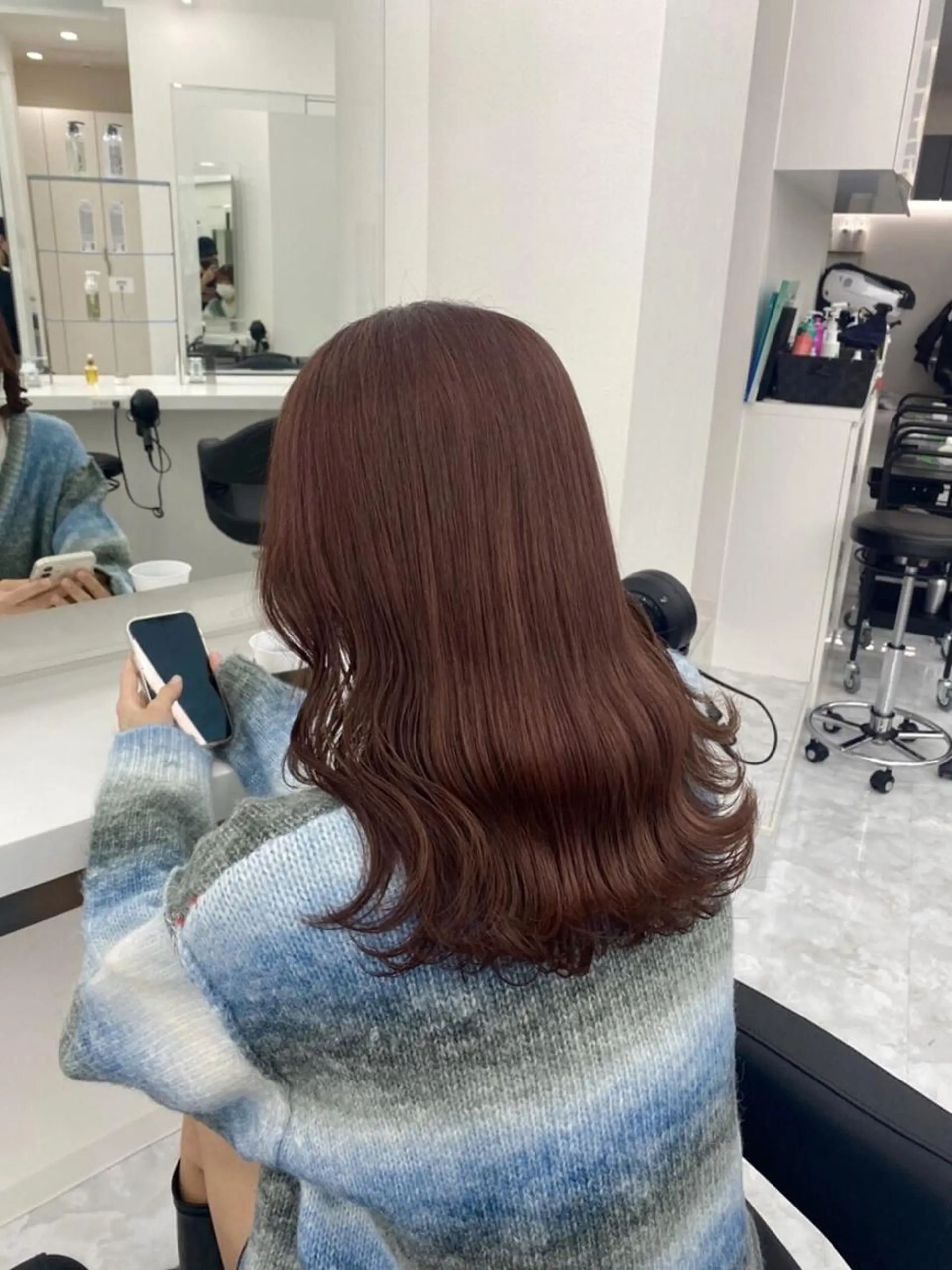 カラー ヘアカラー トリートメント ヘッドスパ ヘアセット 透明感韓国ヘア💍 表参道シアター♡のヘアスタイル