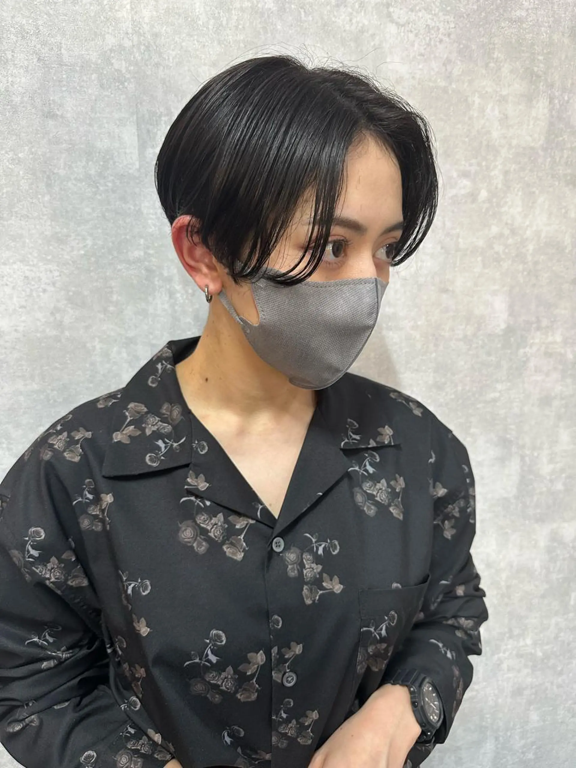 ショート 切りっぱなしボブ ショートボブ ハンサムショート 丸みショート アッシュ カット ヘアカラー トリートメント C’LD hair produce /シールドヘア所属・モテ髪/ボブ/ショー ト/アダチフウトのヘアスタイル