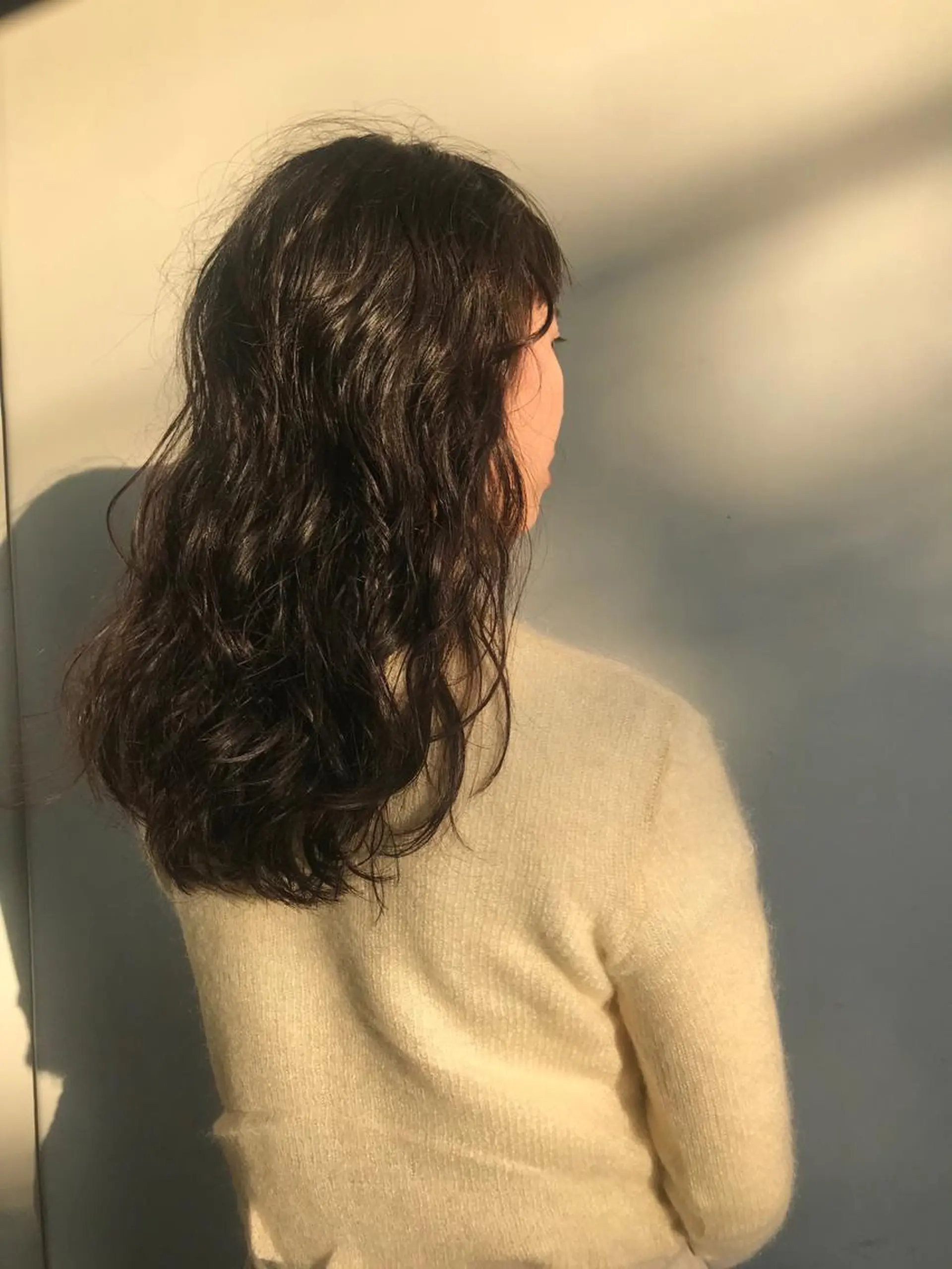 セミロング カット les baladins du miroir所属・🍃YURI 🍃のヘアスタイル