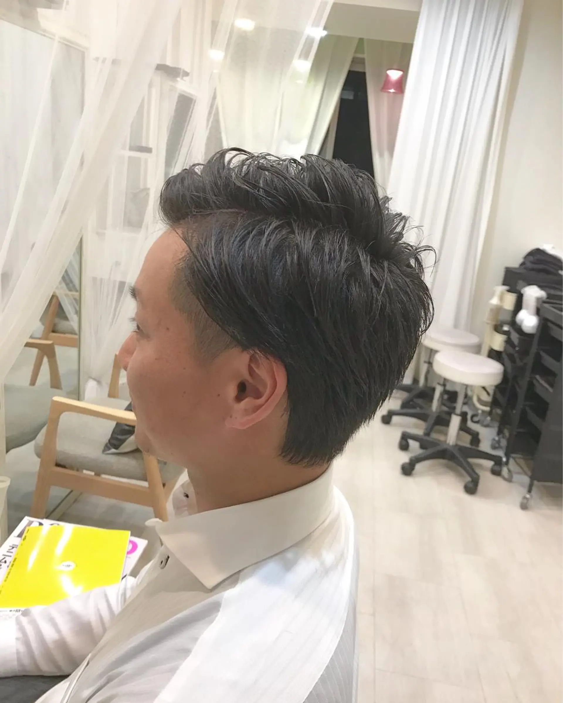 メンズ メンズパーマ ALVAREZ BARBER SHOP所属・takebuchi harukaのヘアスタイル