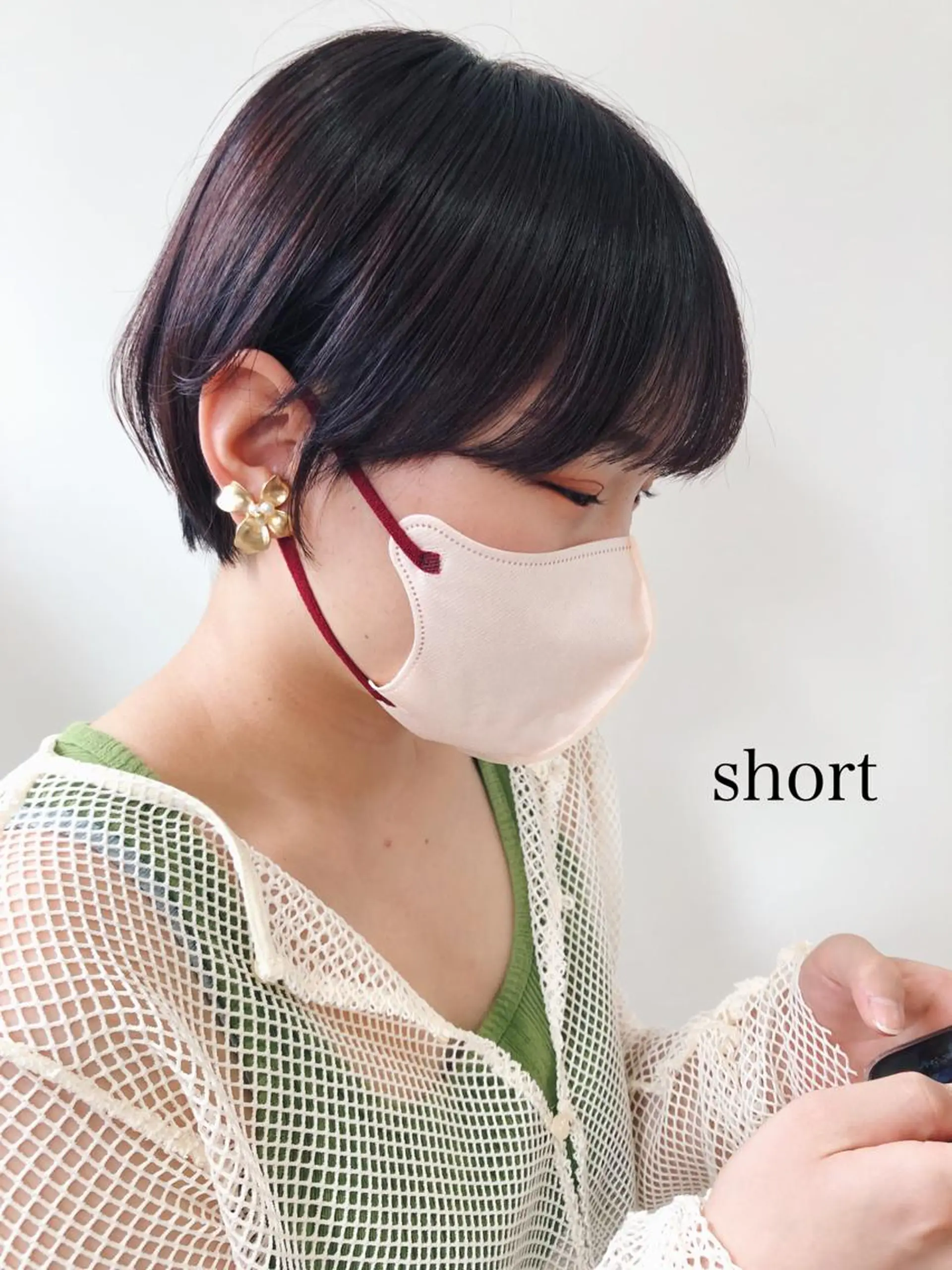 ショート カラー カット ヘアカラー ウルフ、ボブ美容師 今井のヘアスタイル