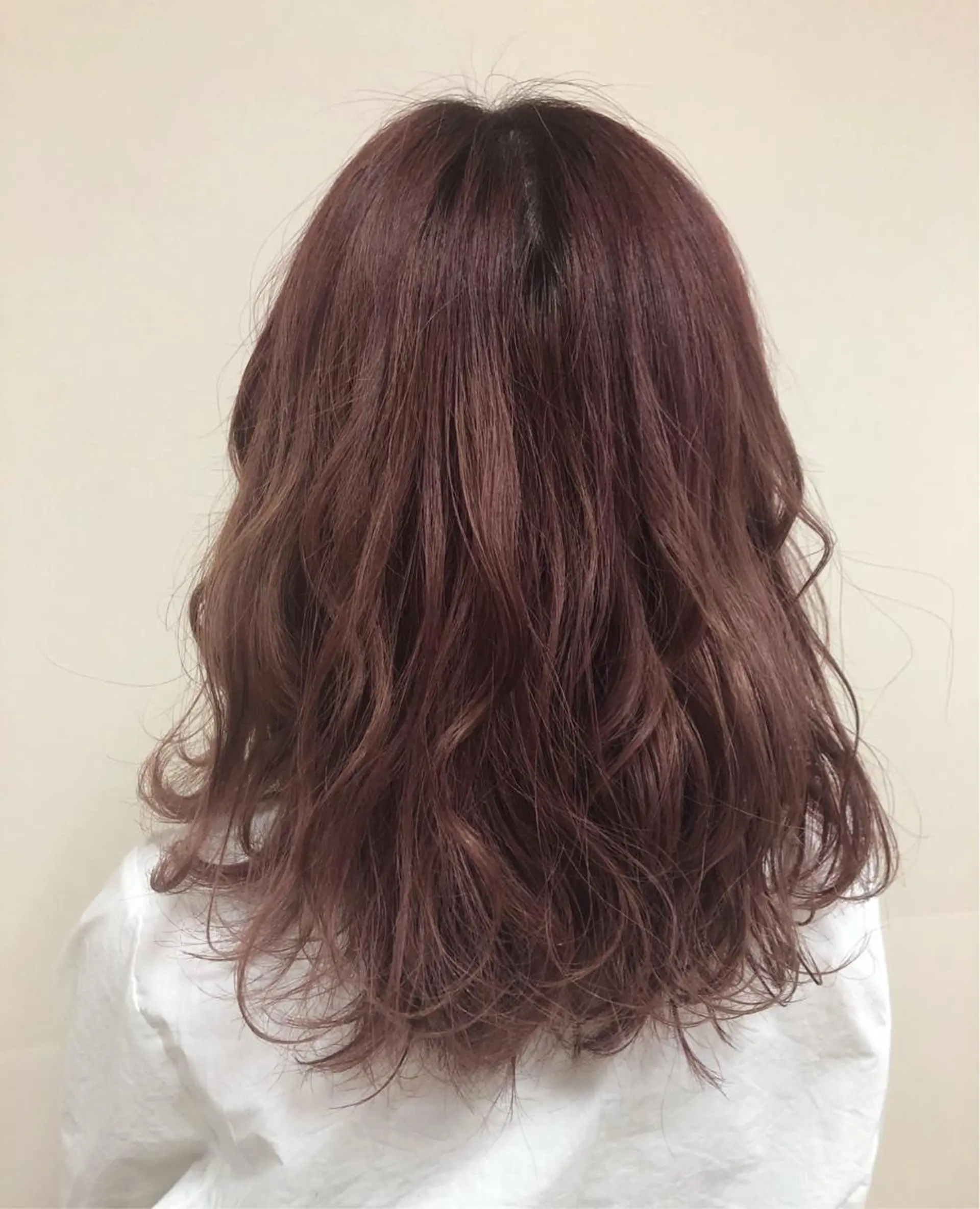 セミロング カラー ヘアアレンジ オレンジ ピンクカラー 丸谷 みくのその他イメージ