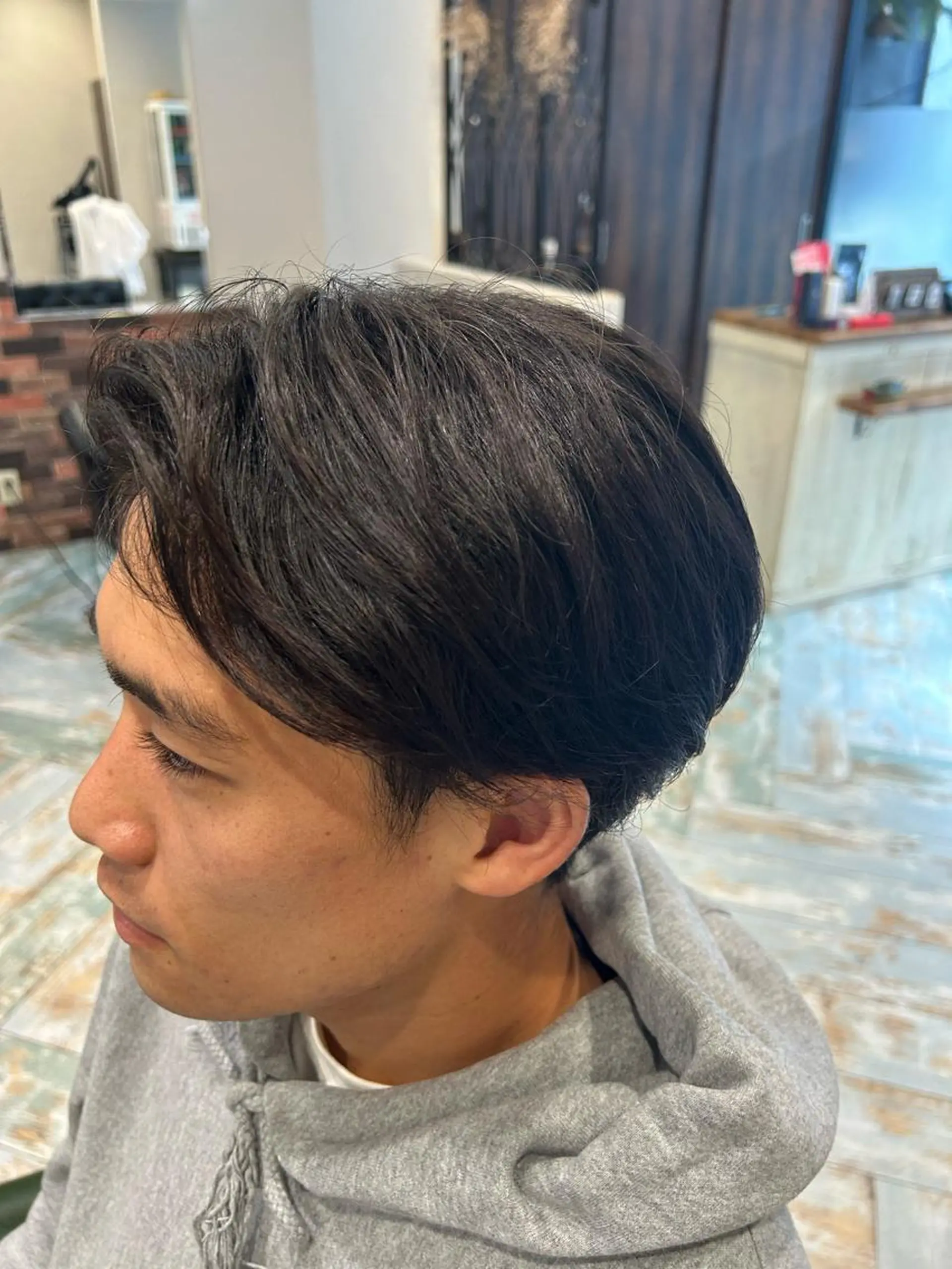ショート メンズ カット 縮毛矯正 room.（ルーム）所属・メンズ特化 ✨ヤマサキユウダイ✨のヘアスタイル