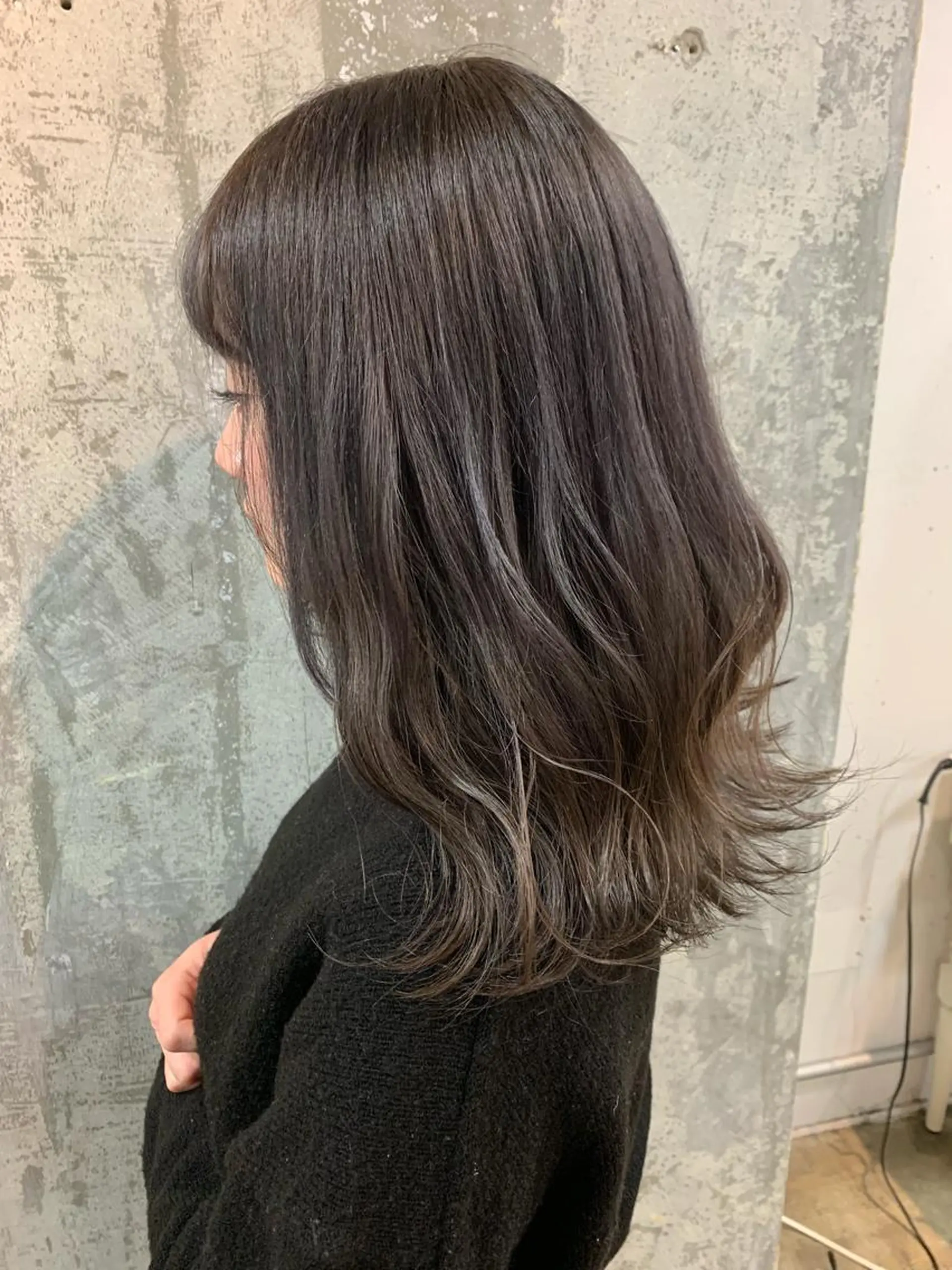 ミディアム カラー グラデーションカラー ハイライトカラー ハイライト 古賀 侑磨のヘアスタイル