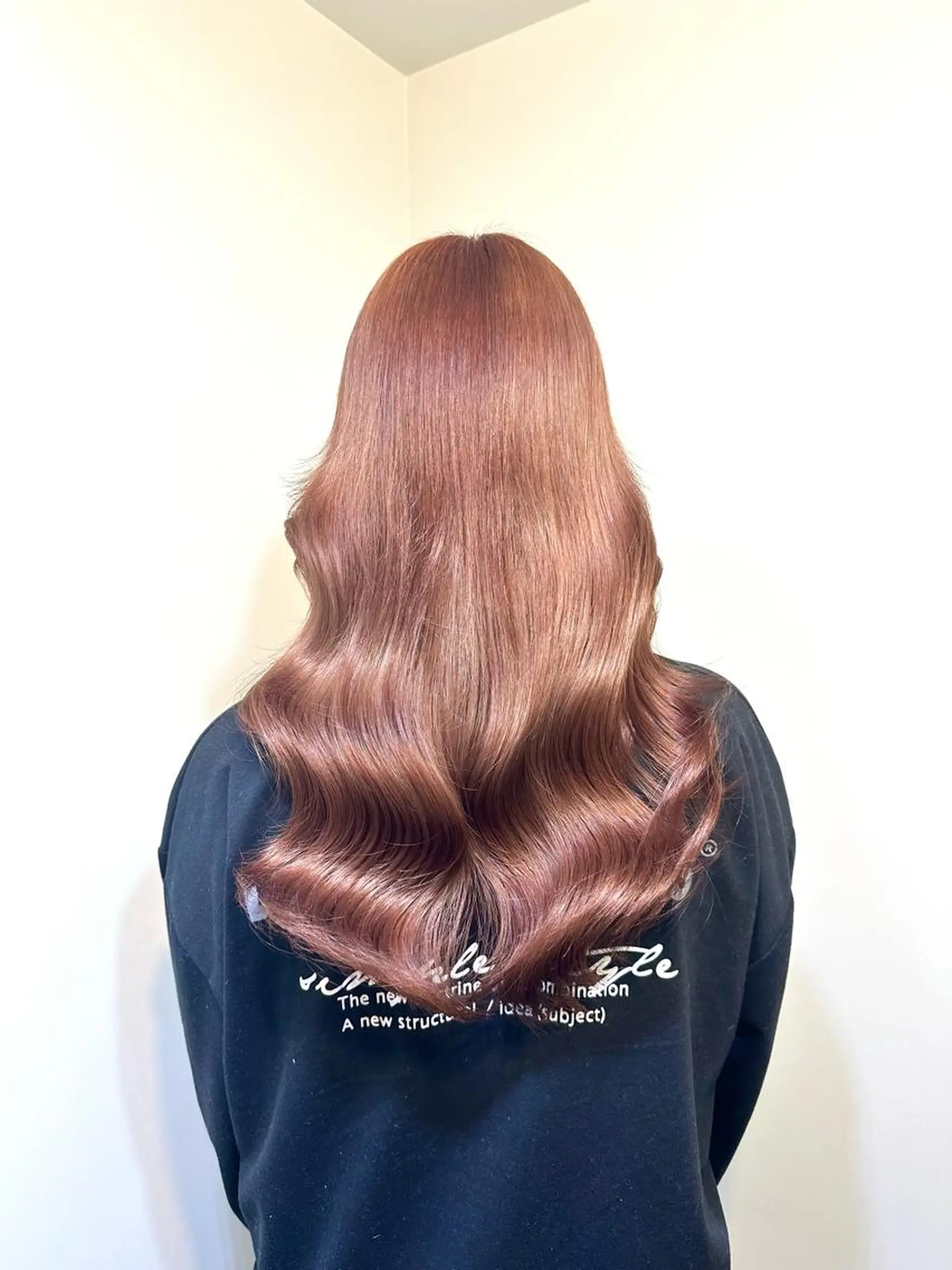 ロング カラー ヘアカラー ブリーチ毛対応酸性 ストレート🌈サキのヘアスタイル