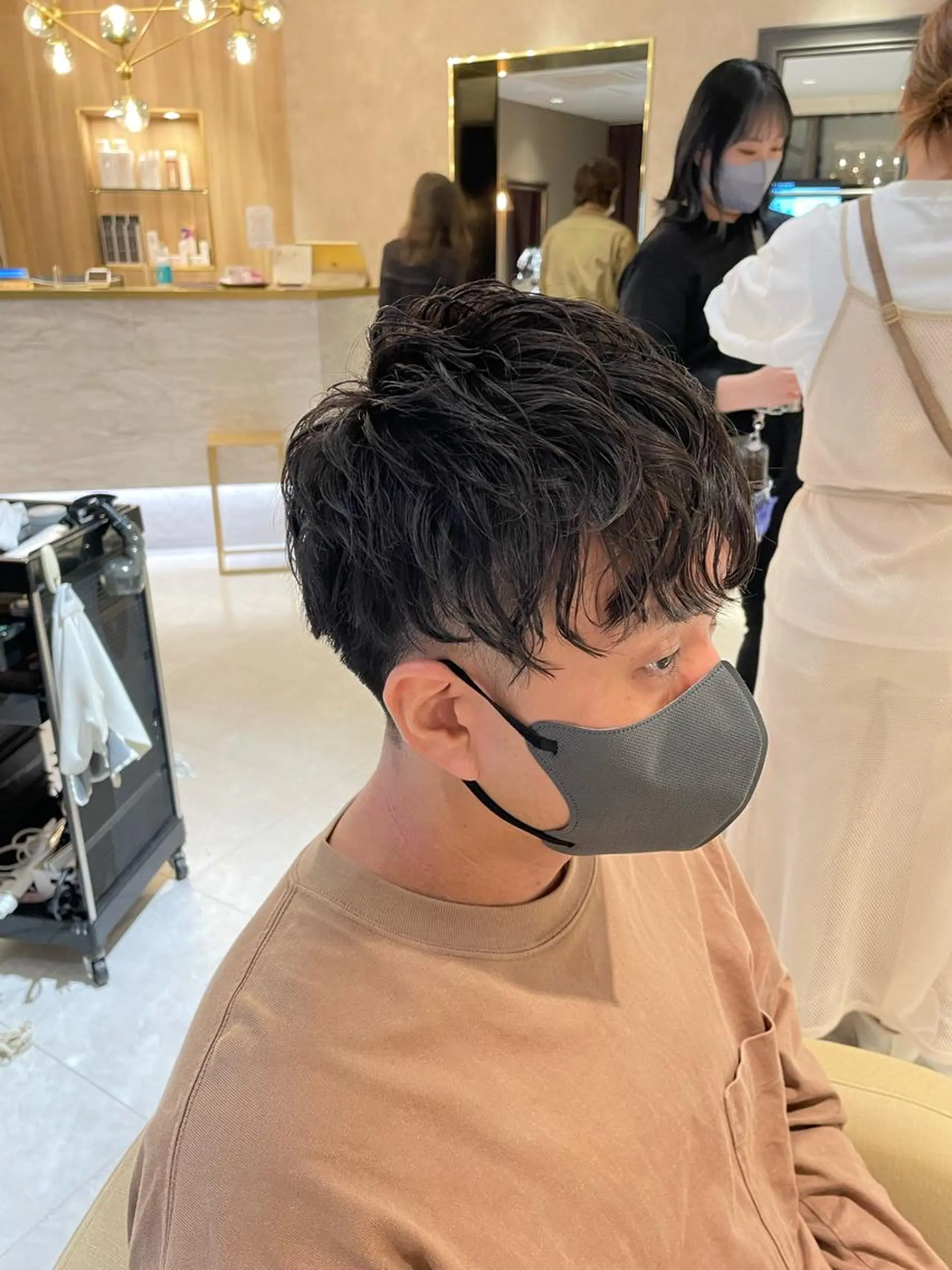 ショート パーマ メンズ メンズパーマ スパイラルパーマ メンズ専門美容師✂︎ 大庭勝己のヘアスタイル