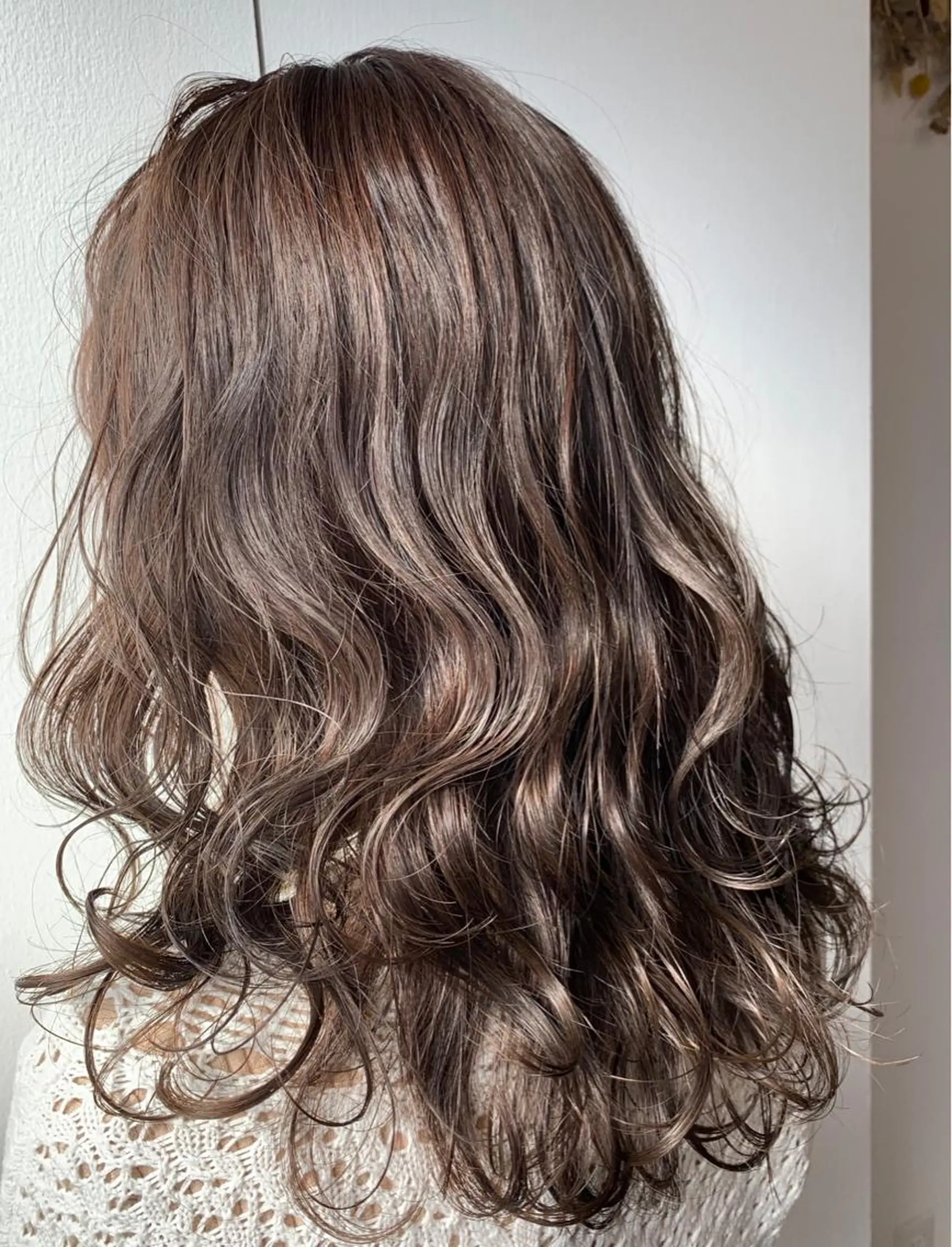 セミロング カラー アッシュ ベージュカラー カット ヘアカラー トリートメント mood tatemachiのヘアスタイル