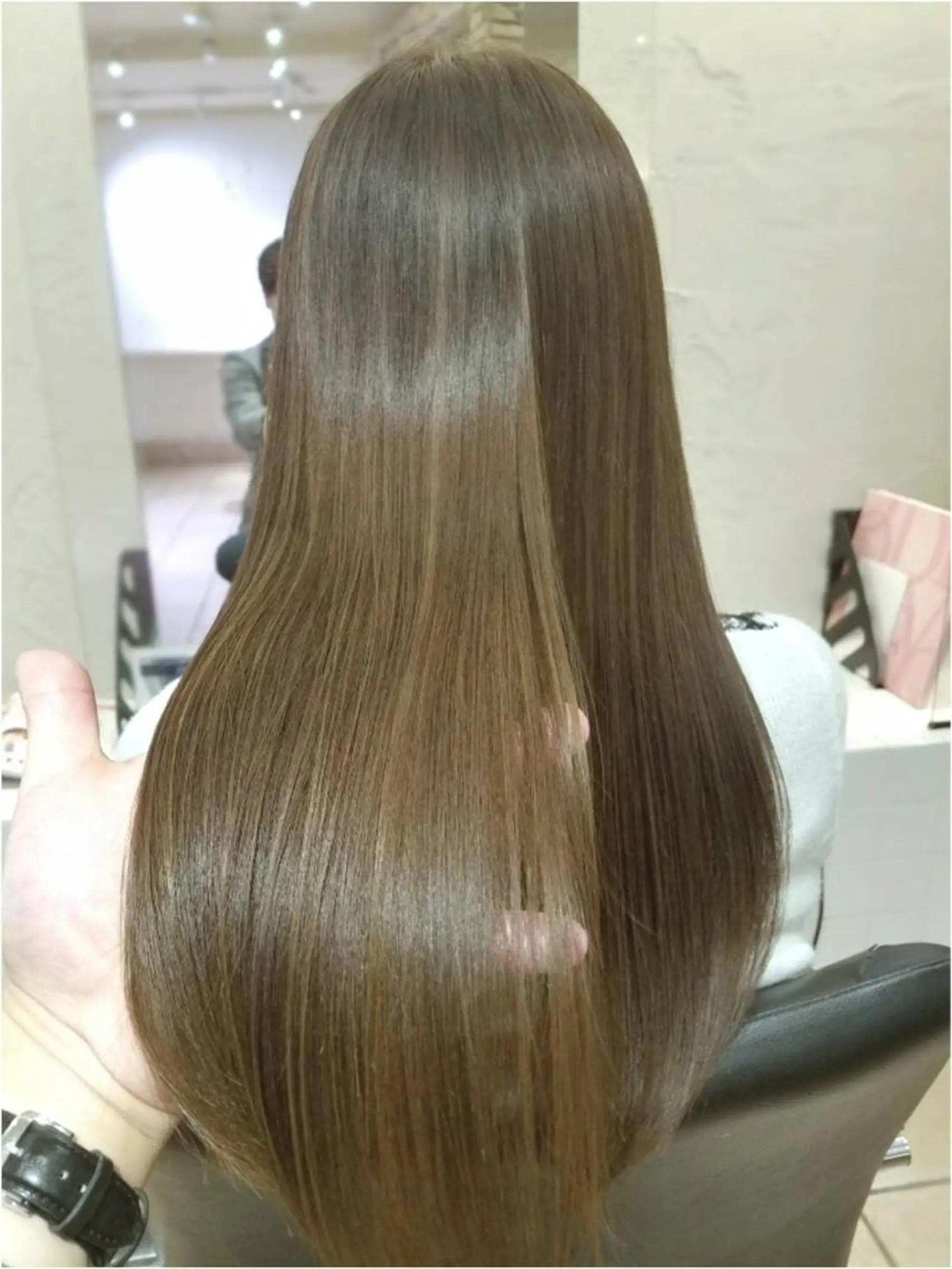ロング カラー 縮毛矯正 宮里 雄大のヘアスタイル