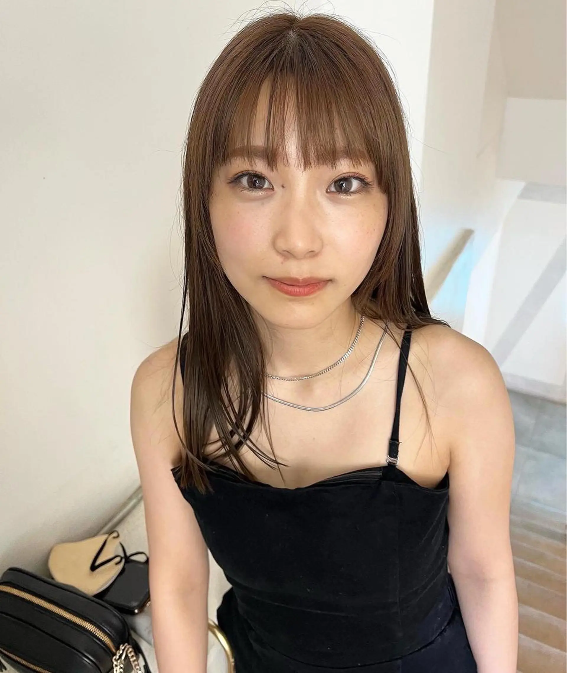 ロング カラー 顔周りカット/透明感 カラー✂️MEIのヘアスタイル