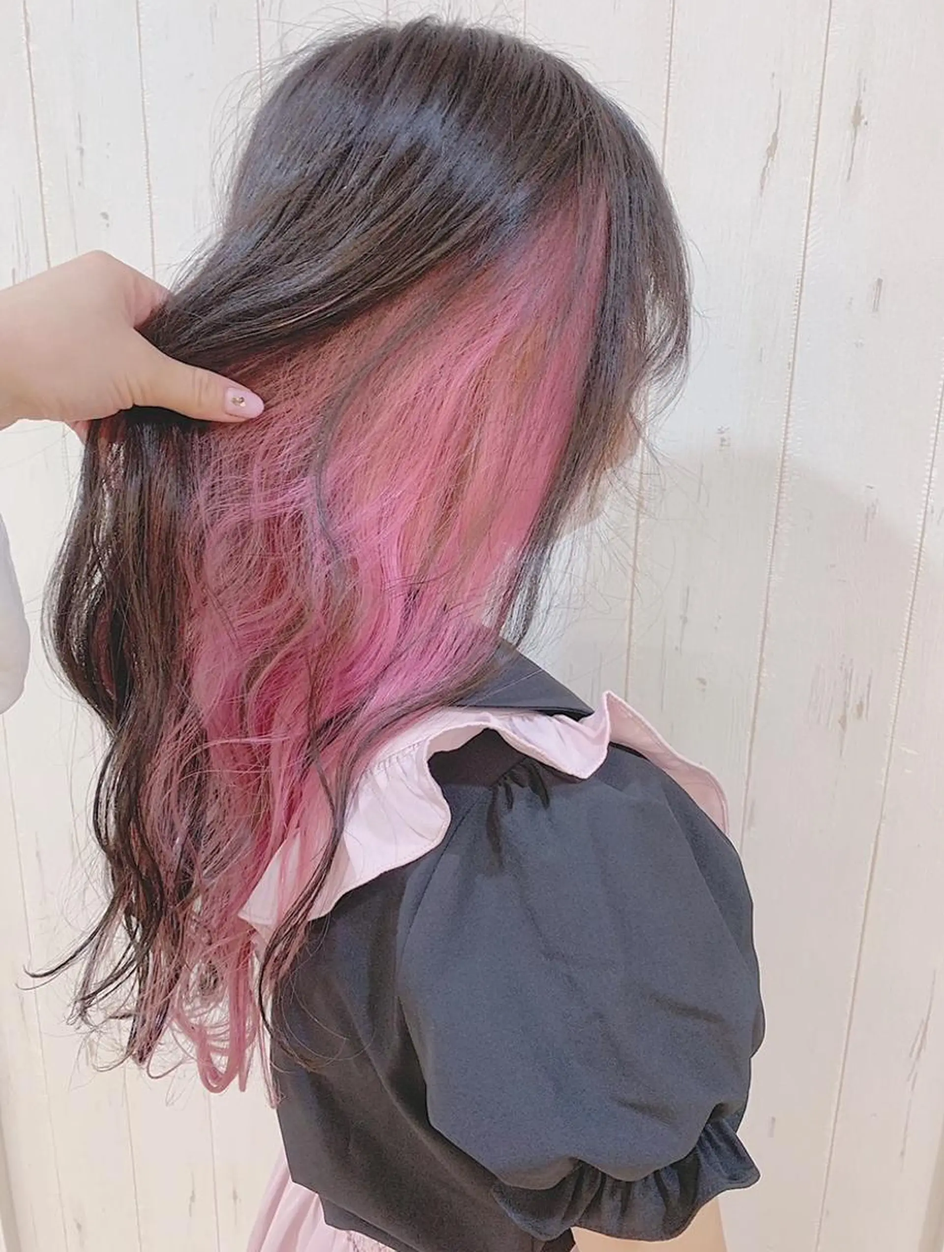 ロング カラー ヘアアレンジ カット ヘアカラー トリートメント ヘアセット 💕誰より可愛い💕 ピンク🎀YUUKAのヘアスタイル