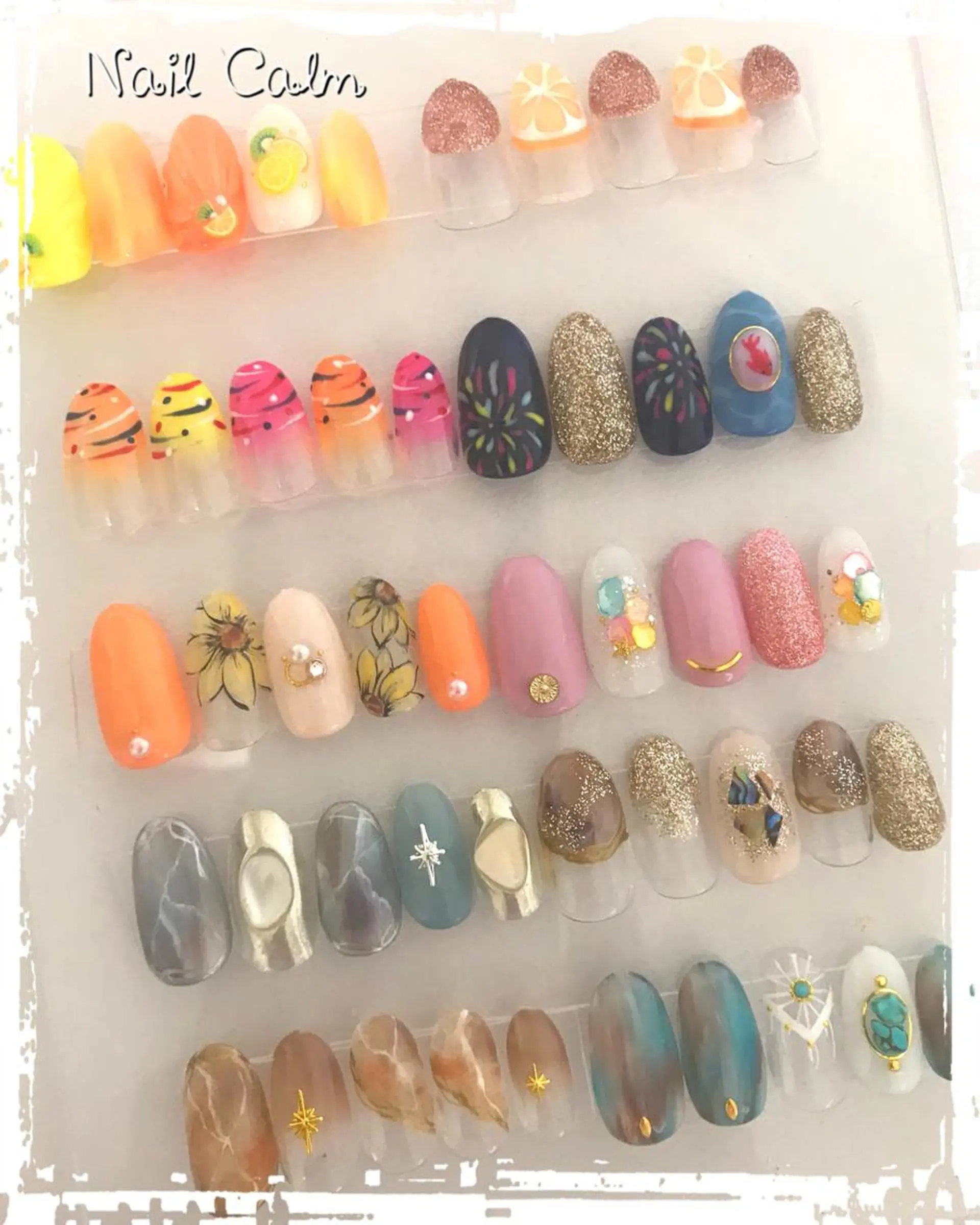 ネイル アートネイル ハンドネイル Nail Calm所属・プライベートサロン Calmのネイルデザイン