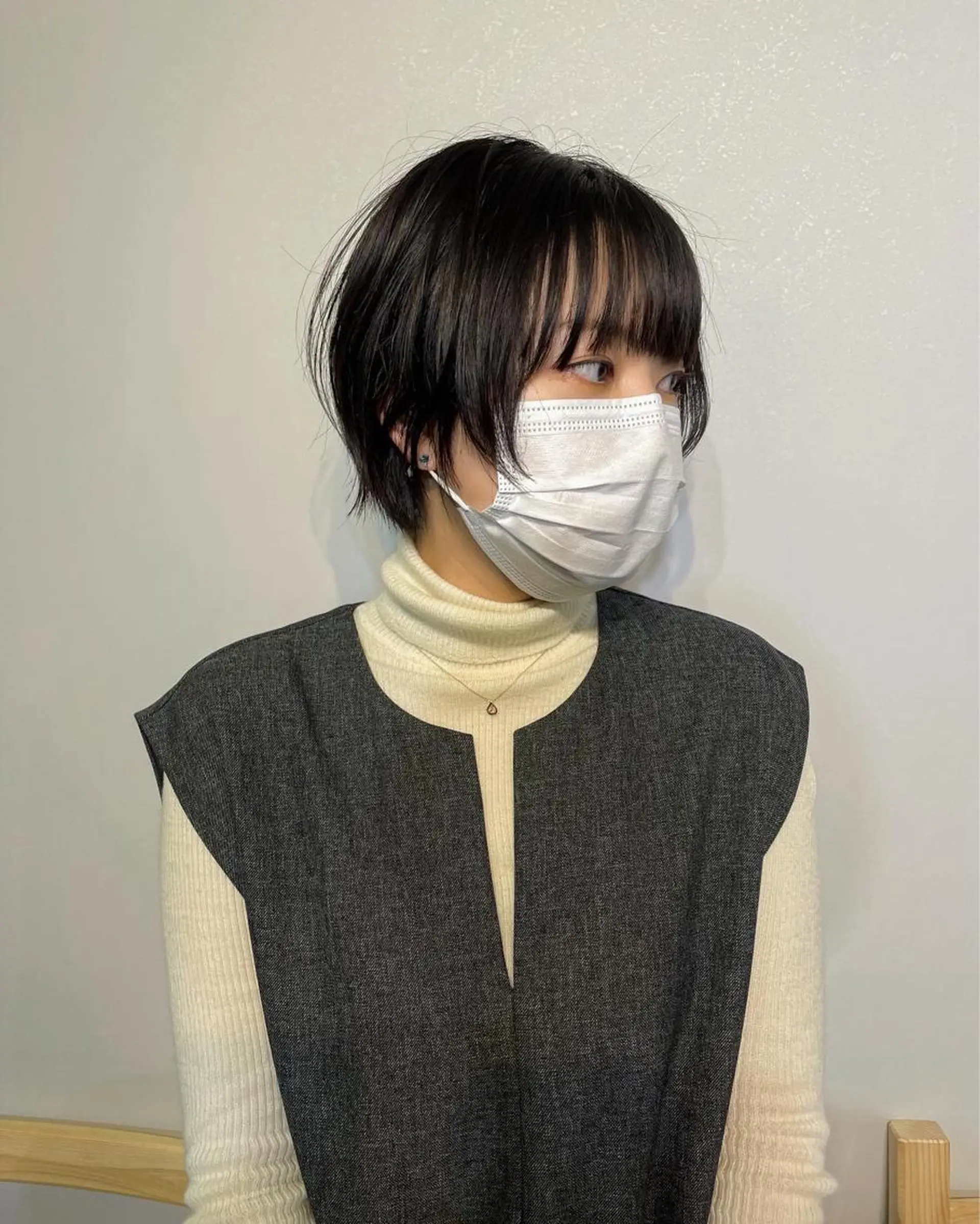 ショート カラー ショートボブ ボブ ショートヘア パーマ＊ 顔まわり似合わせのヘアスタイル