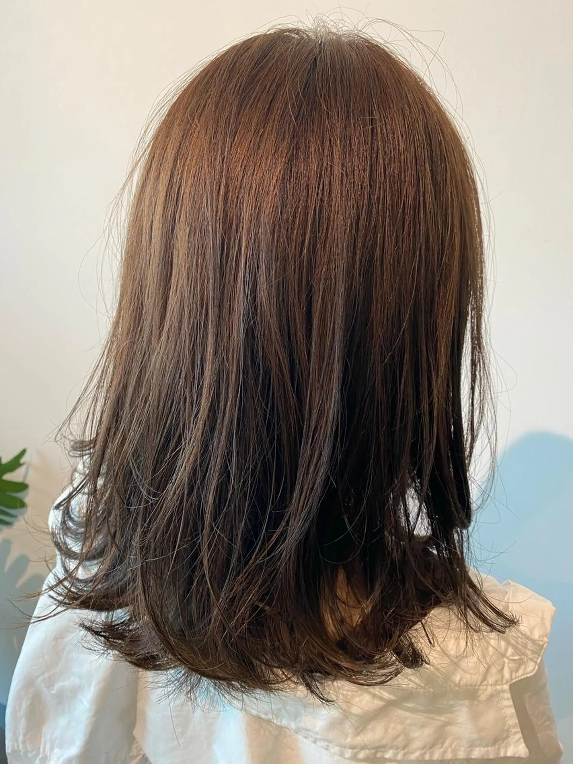 ロング カラー ブラウンカラー オリーブブラウン カット ヘアカラー トリートメント STYLE所属・山本 勝巳のヘアスタイル