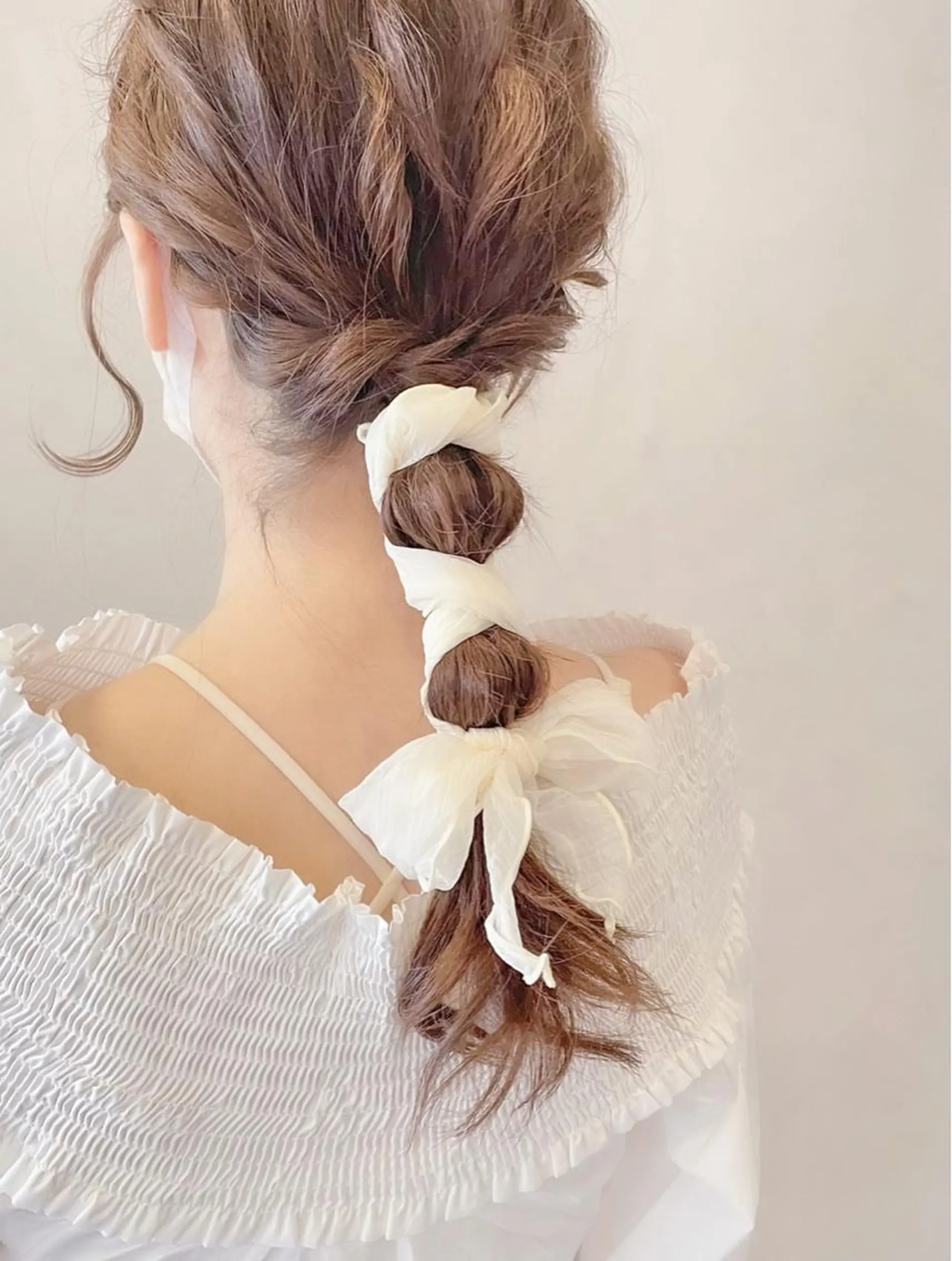 セミロング ヘアセット 🎀韓国ヘア Riho🎀のヘアスタイル