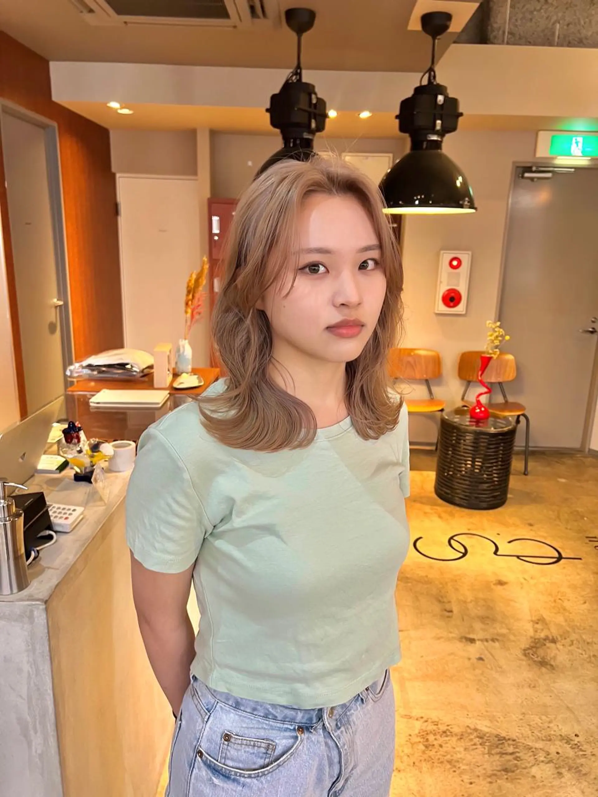 セミロング カラー cope'u  emu所属・cope'u moneのヘアスタイル