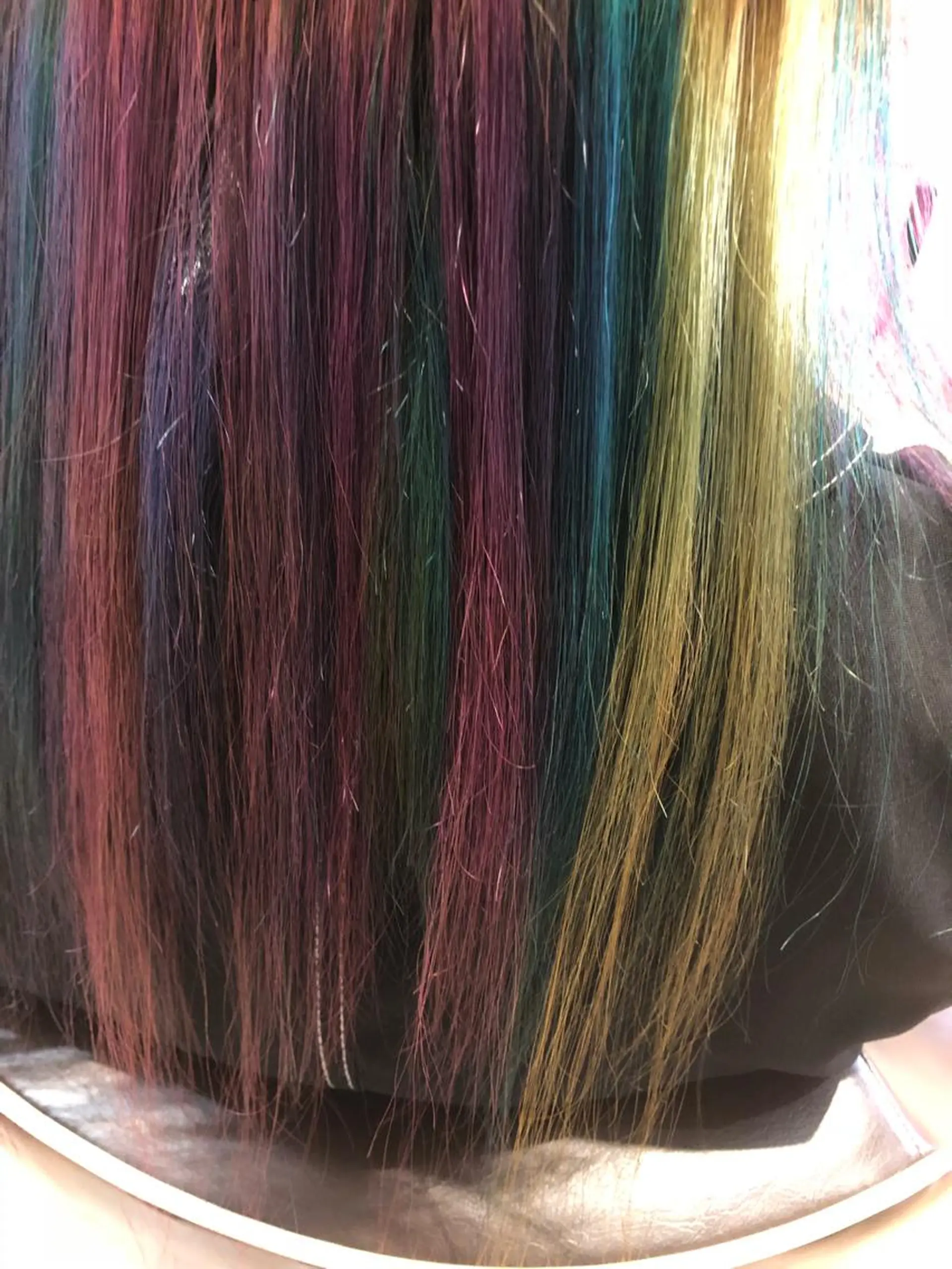 ロング カラー 青野 文香のヘアスタイル