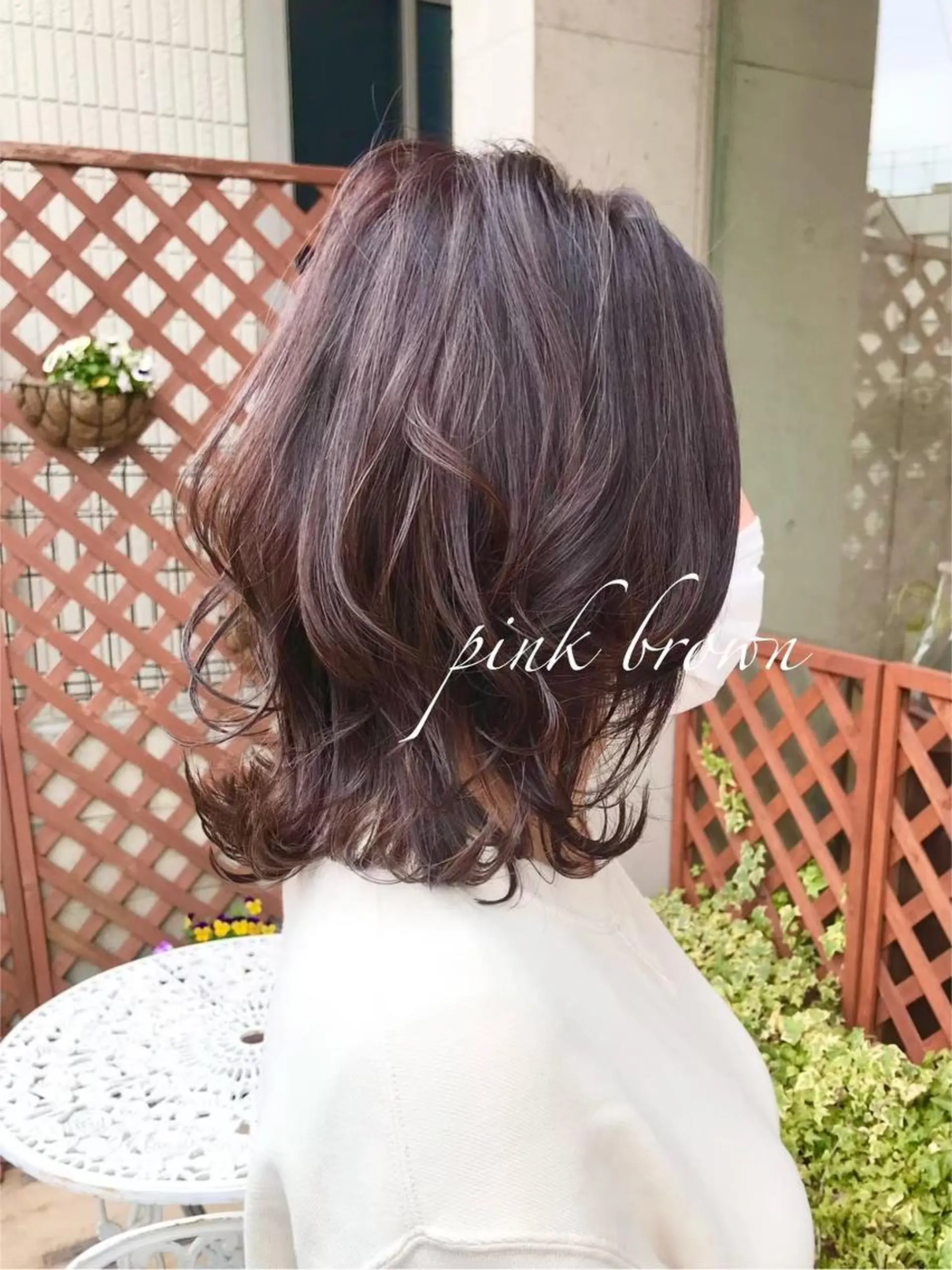 ミディアム カラー ヘアカラー 🖤🎀韓国カラー ゆう🎀🖤のヘアスタイル