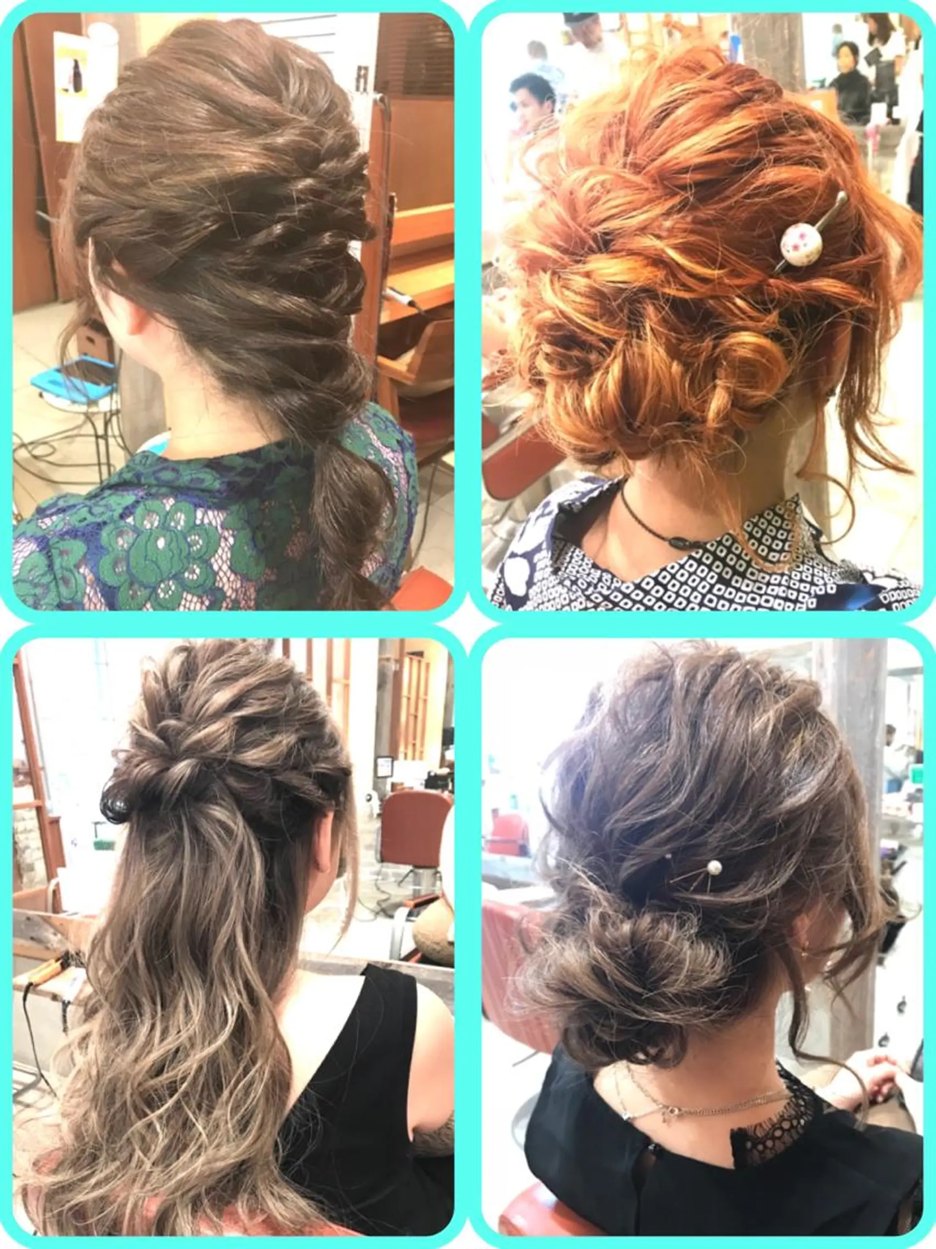 セミロング ヘアアレンジ 増子 幹樹のヘアスタイル