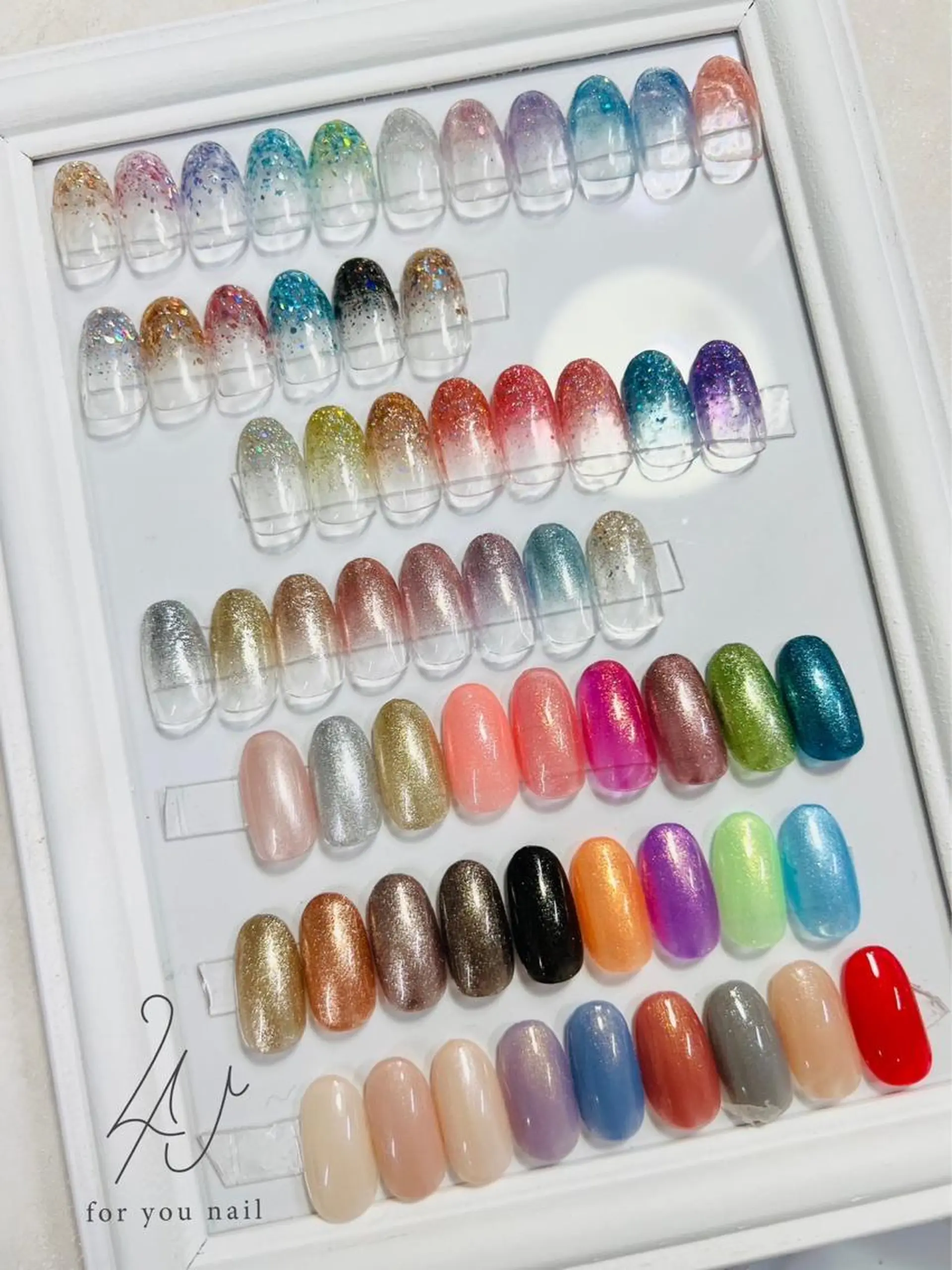 ネイル ハンドネイル HIKARI 4uまつ毛ネイルのネイルデザイン