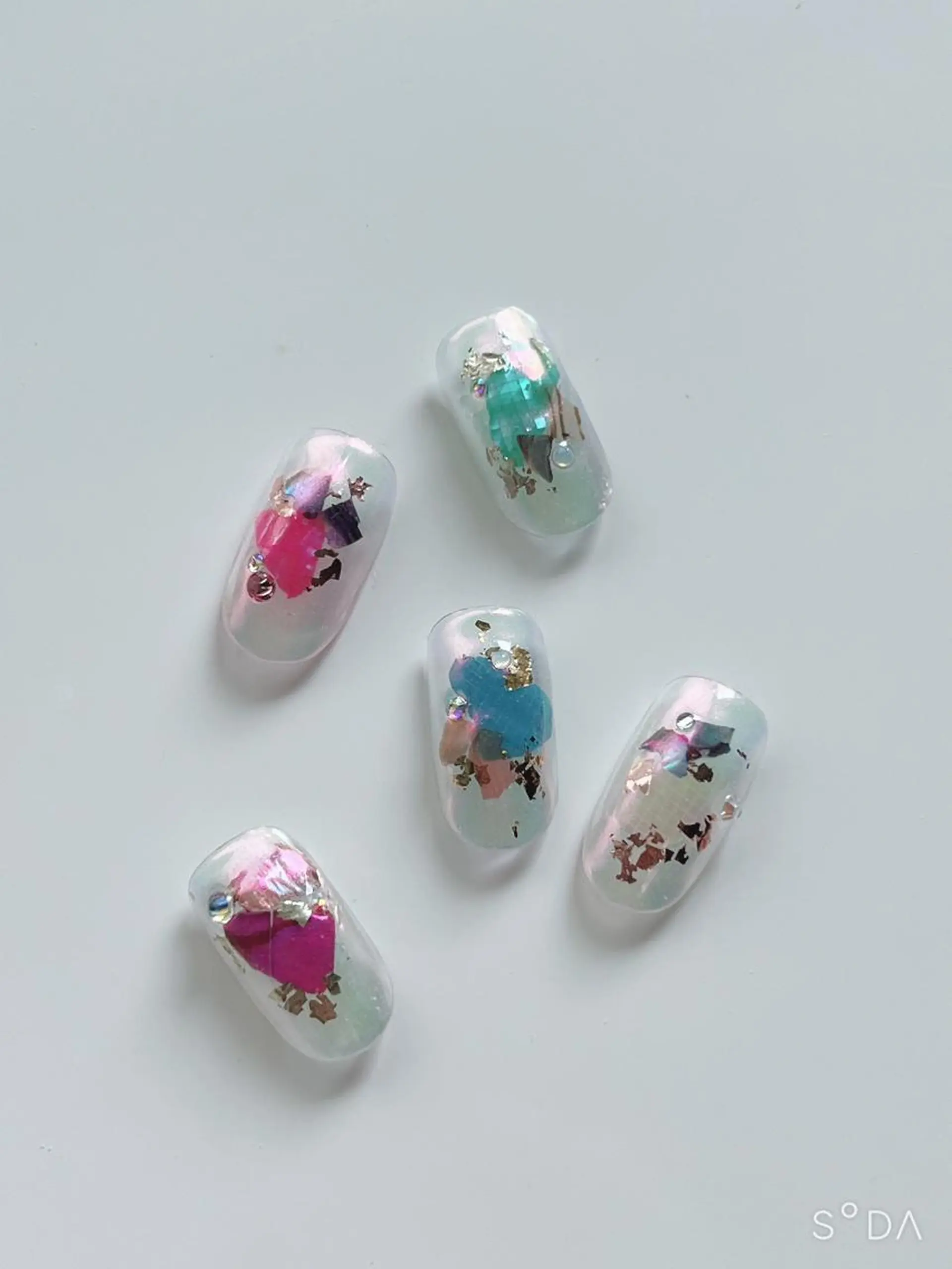 ネイル フットネイル ジェルネイル パラジェル nail Haniel所属・半蔵門サロンハニエル 魅神 ちよのネイルデザイン